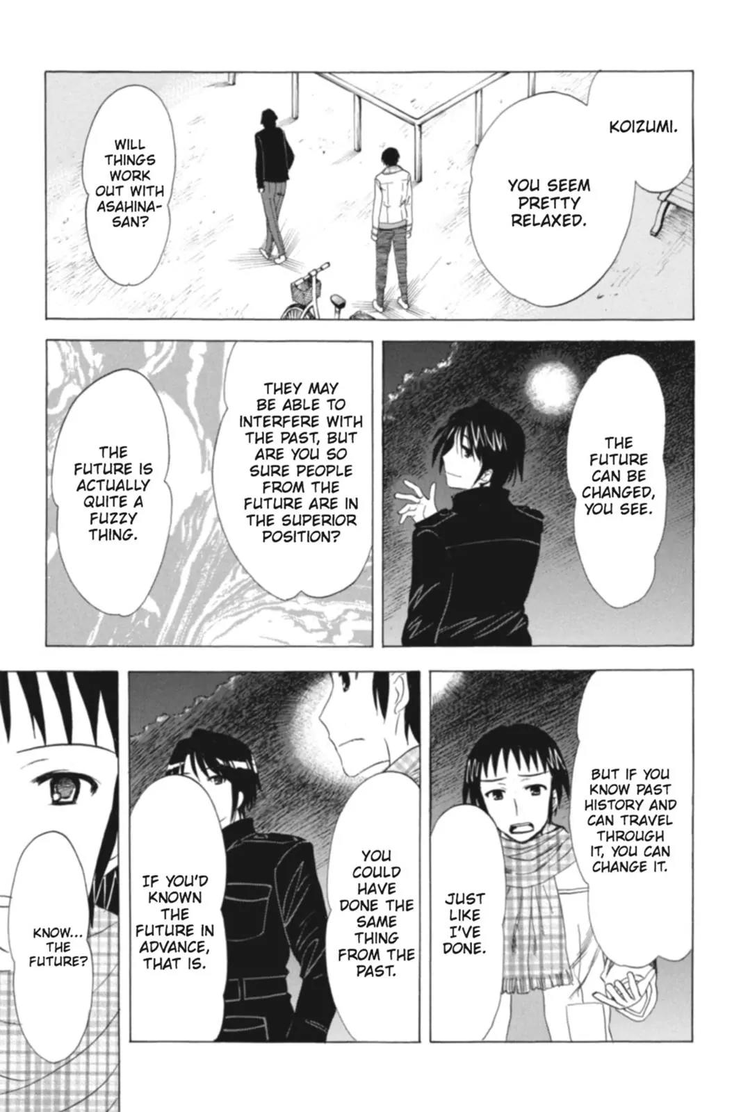 Suzumiya Haruhi no Yuuutsu Chapter 72 page 23 - Chapter 72: The Intrigues of Haruhi Suzumiya IV
