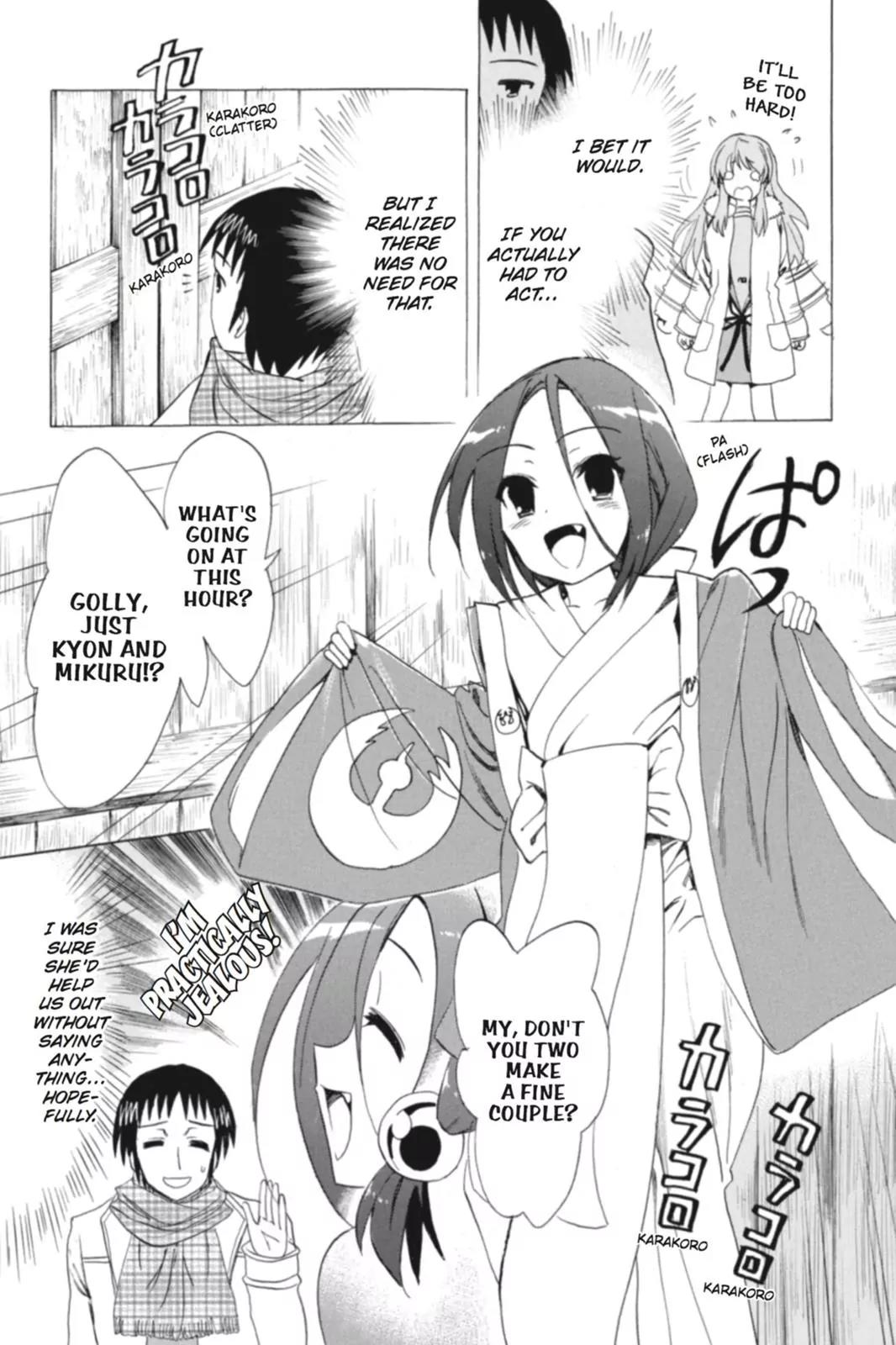 Suzumiya Haruhi no Yuuutsu Chapter 72 page 5 - Chapter 72: The Intrigues of Haruhi Suzumiya IV