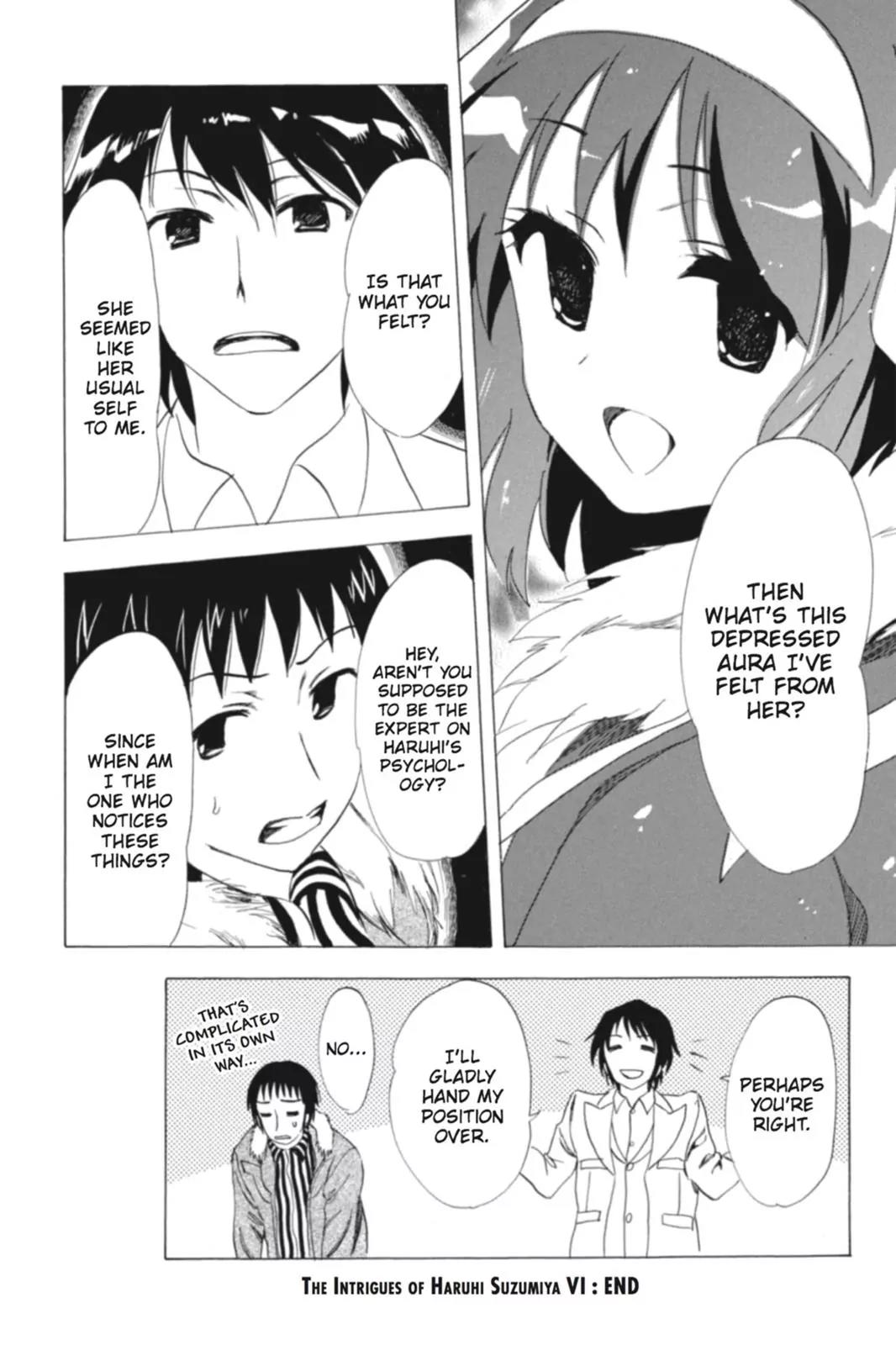Suzumiya Haruhi no Yuuutsu Chapter 74 page 33 - Chapter 74: The Intrigues of Haruhi Suzumiya V