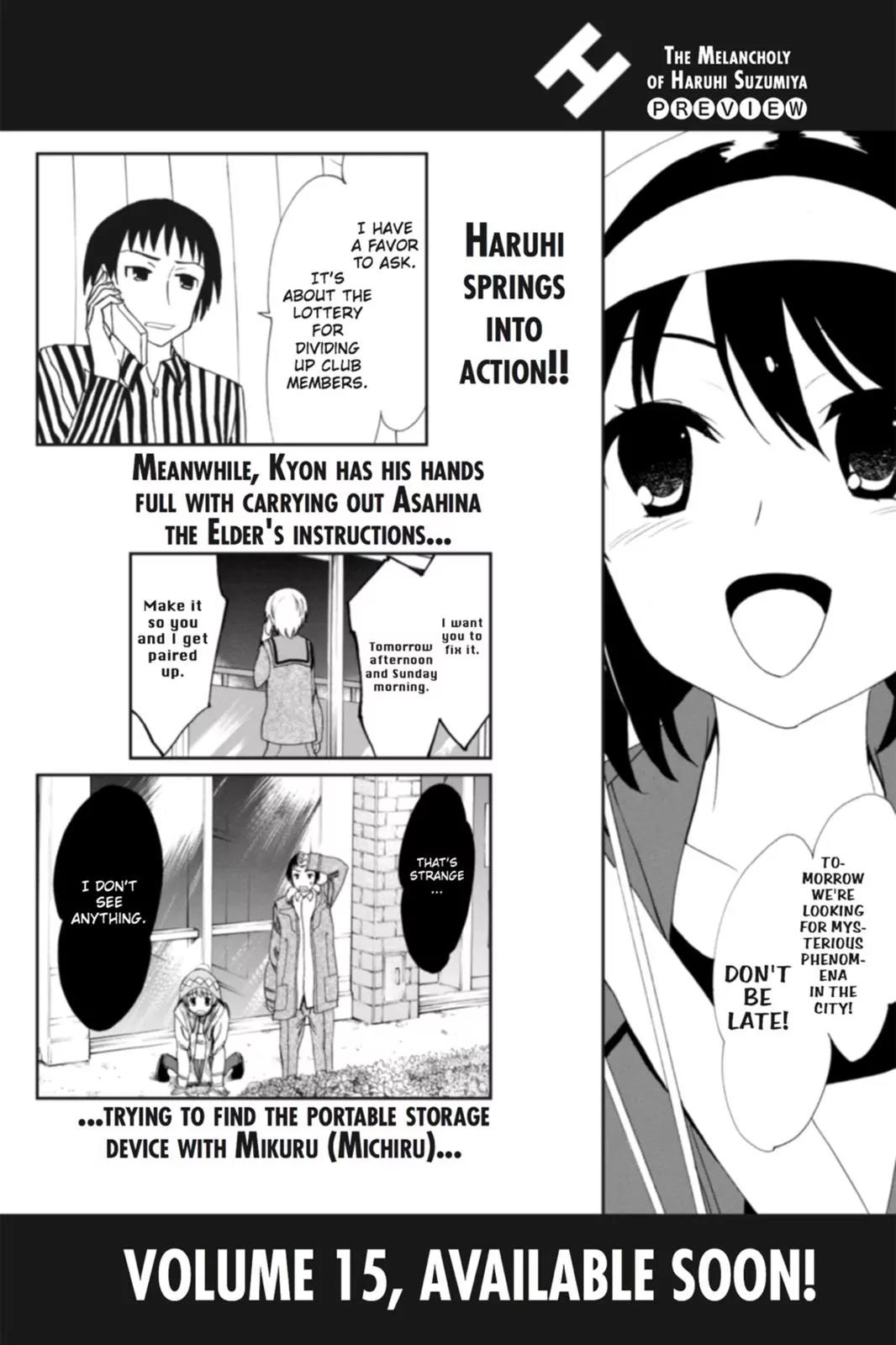 Suzumiya Haruhi no Yuuutsu Chapter 74 page 36 - Chapter 74: The Intrigues of Haruhi Suzumiya V