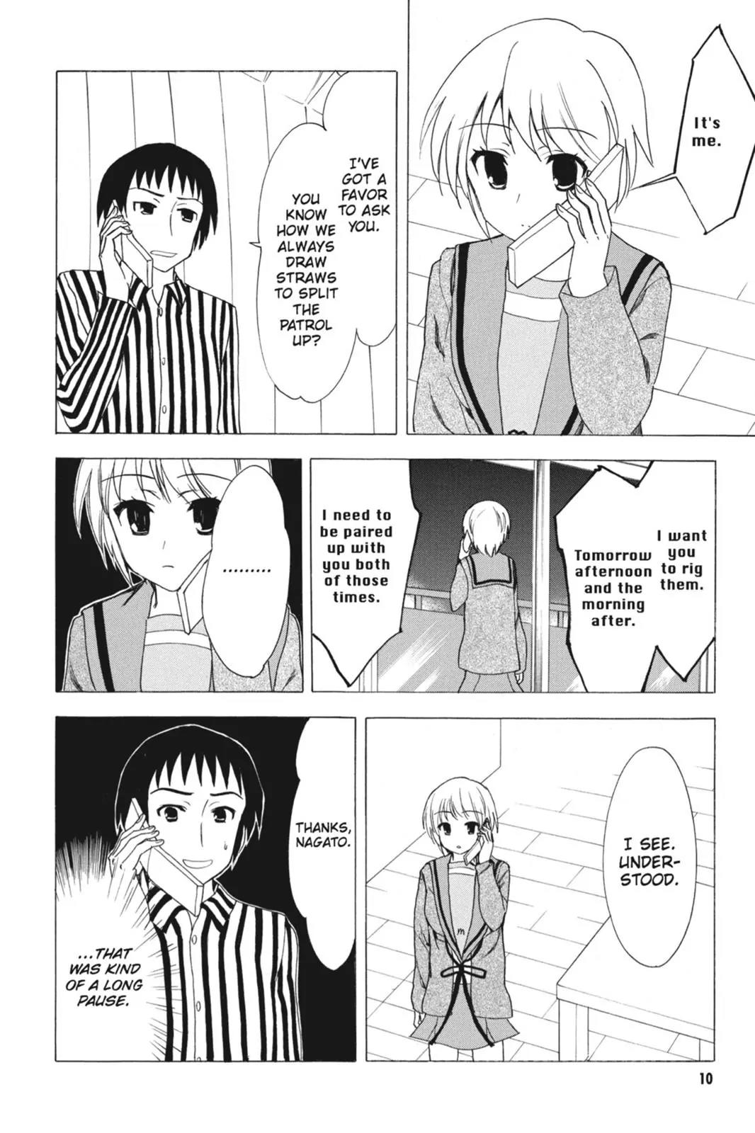 Suzumiya Haruhi no Yuuutsu Chapter 75 page 12 - Chapter 75: The Intrigues of Haruhi Suzumiya VII