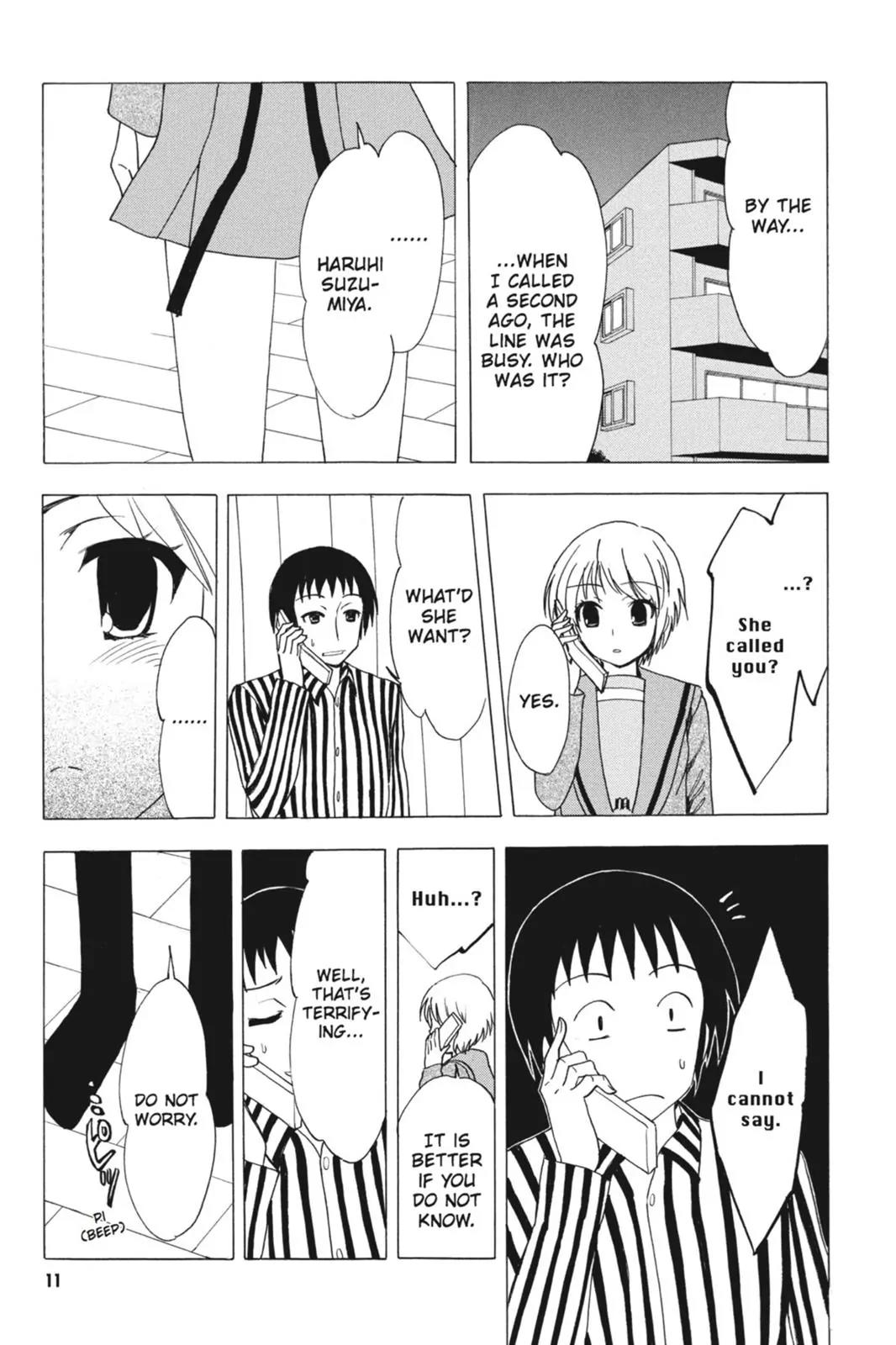 Suzumiya Haruhi no Yuuutsu Chapter 75 page 13 - Chapter 75: The Intrigues of Haruhi Suzumiya VII
