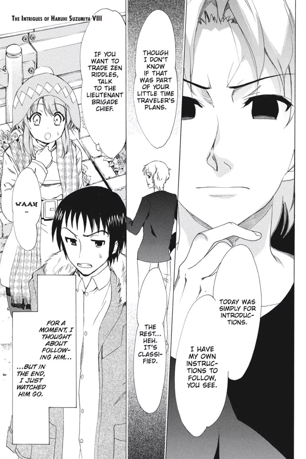Suzumiya Haruhi no Yuuutsu Chapter 76 page 1 - Chapter 76: The Intrigues of Haruhi Suzumiya VIII