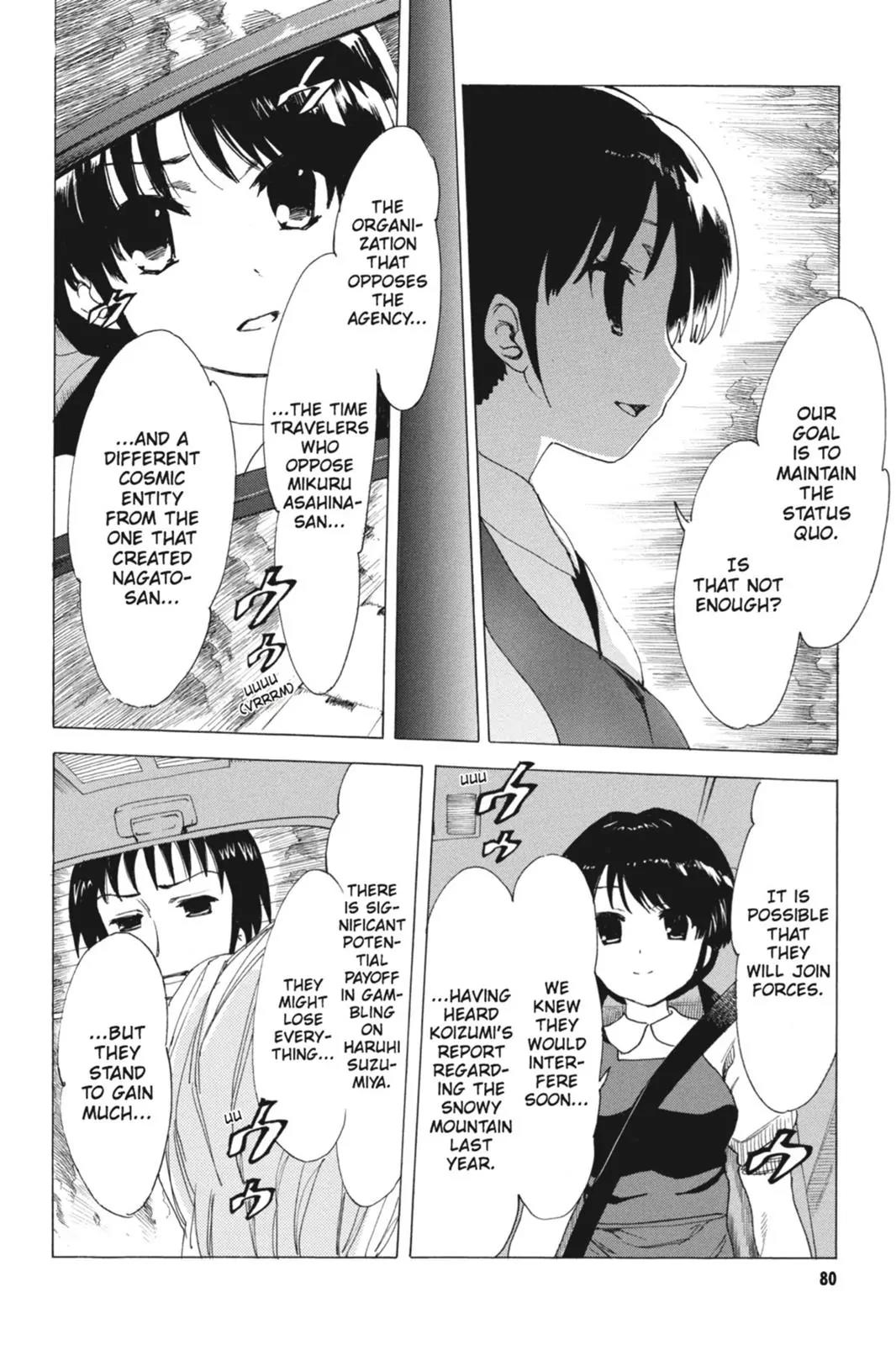 Suzumiya Haruhi no Yuuutsu Chapter 77 page 10 - Chapter 77: The Intrigues of Haruhi Suzumiya IX