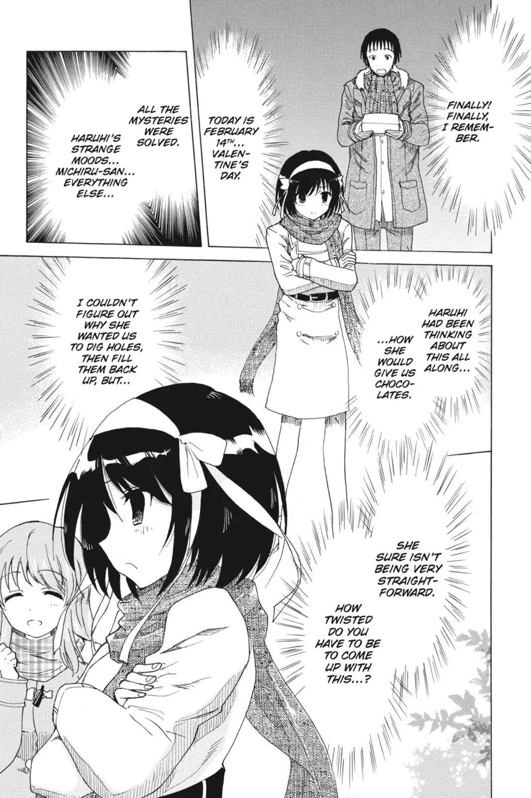 Suzumiya Haruhi no Yuuutsu Chapter 78 page 11 - Chapter 78: The Intrigues of Haruhi Suzumiya X