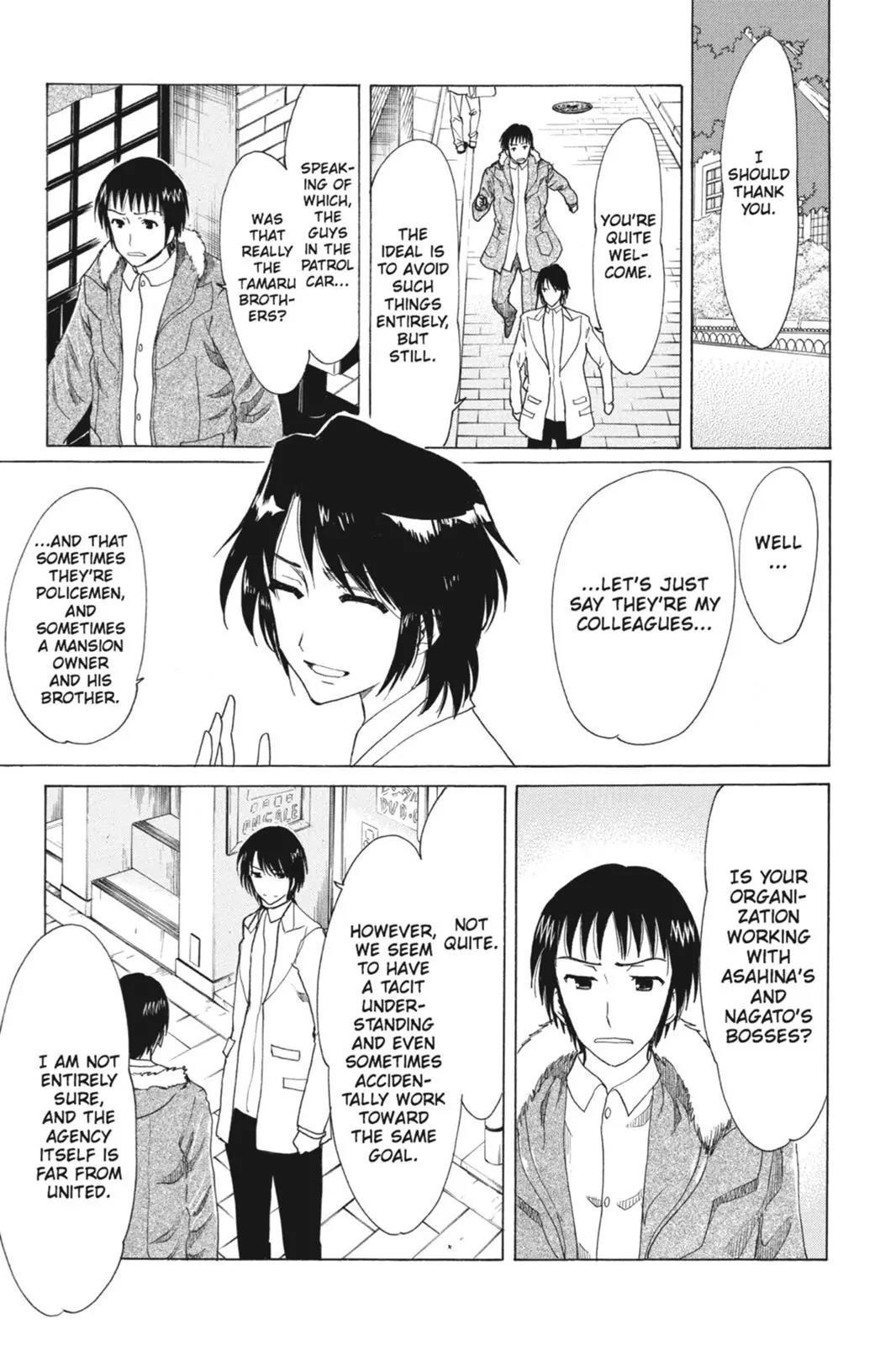 Suzumiya Haruhi no Yuuutsu Chapter 78 page 3 - Chapter 78: The Intrigues of Haruhi Suzumiya X