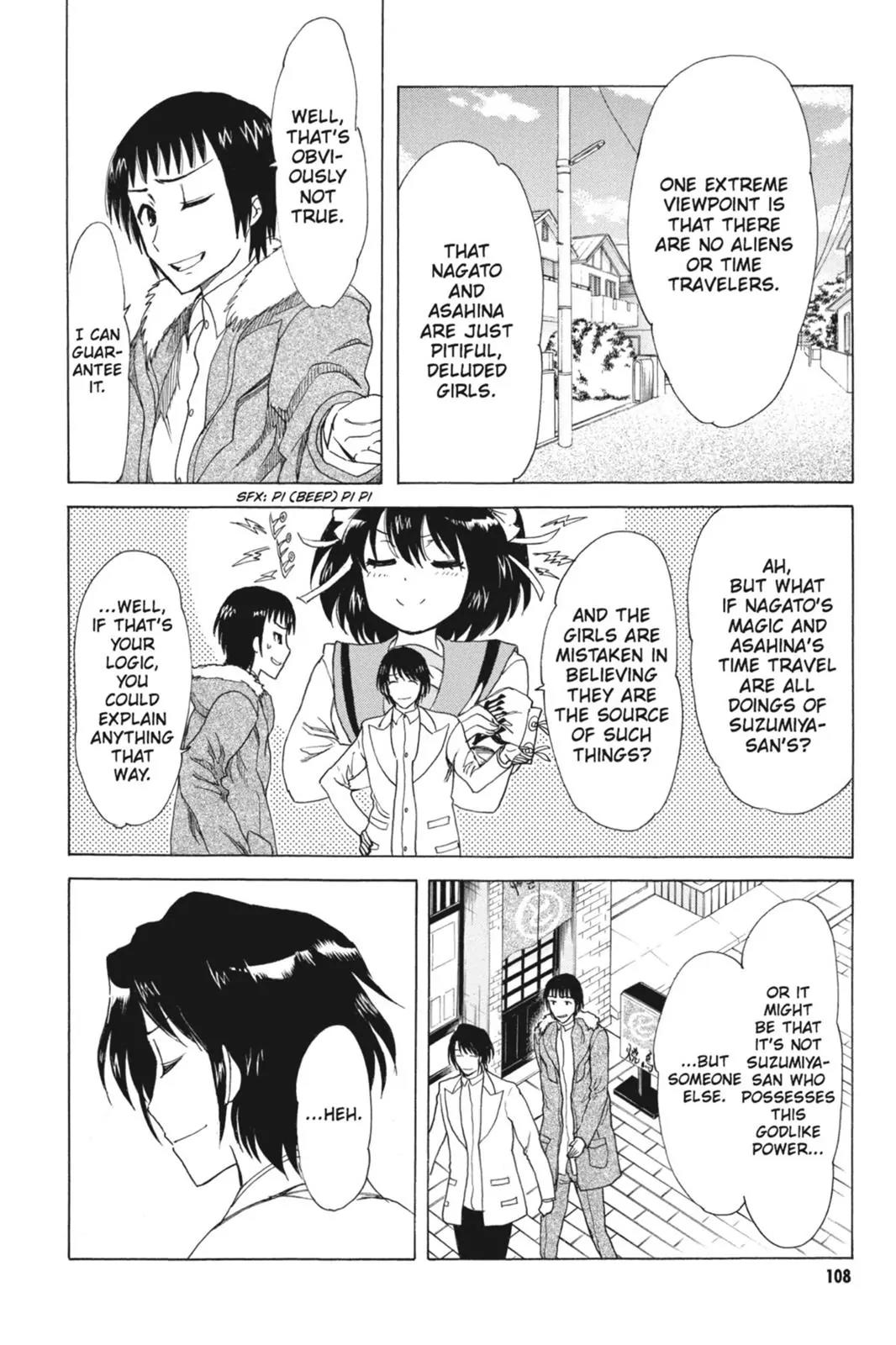 Suzumiya Haruhi no Yuuutsu Chapter 78 page 4 - Chapter 78: The Intrigues of Haruhi Suzumiya X
