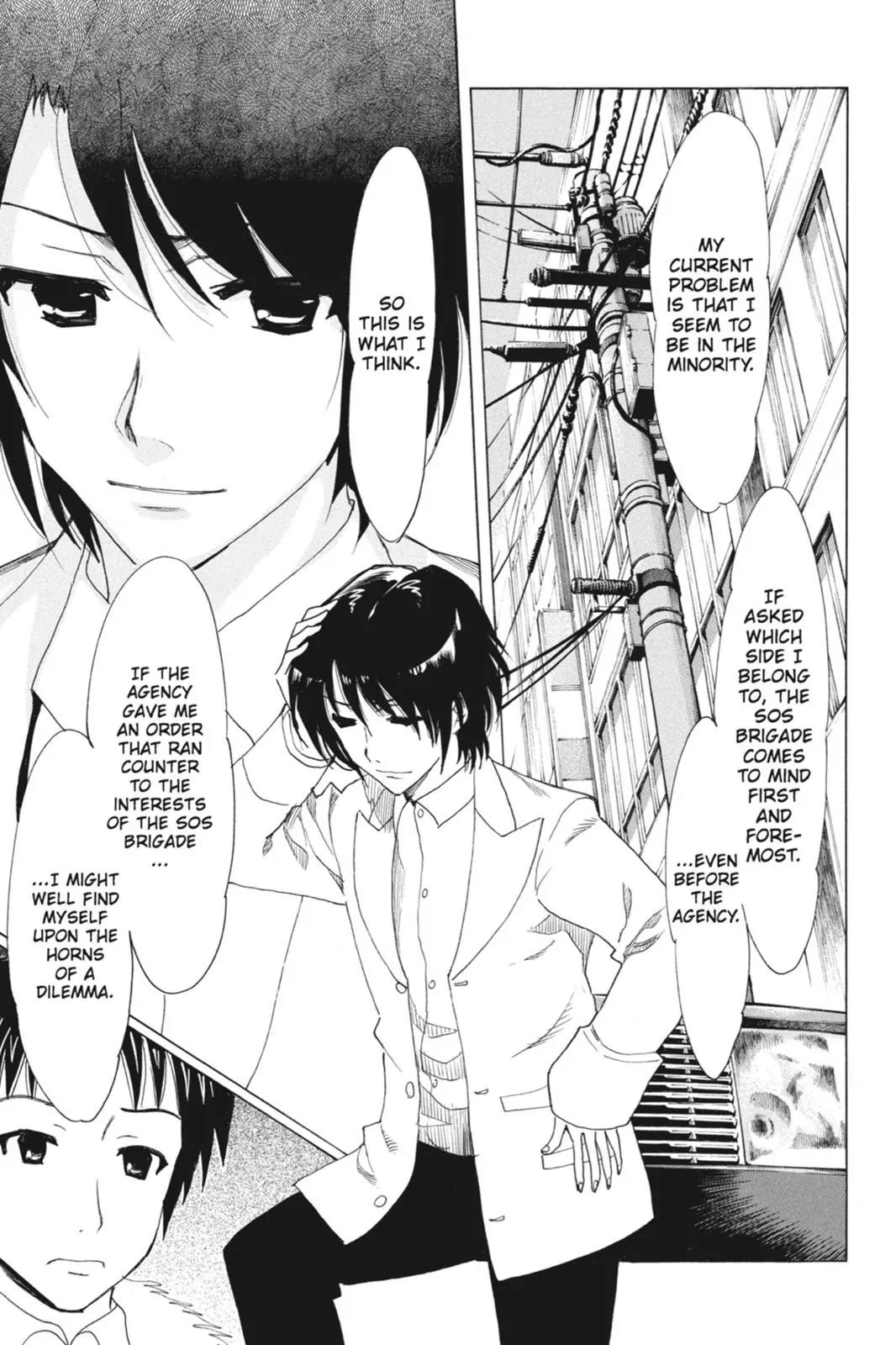Suzumiya Haruhi no Yuuutsu Chapter 78 page 5 - Chapter 78: The Intrigues of Haruhi Suzumiya X
