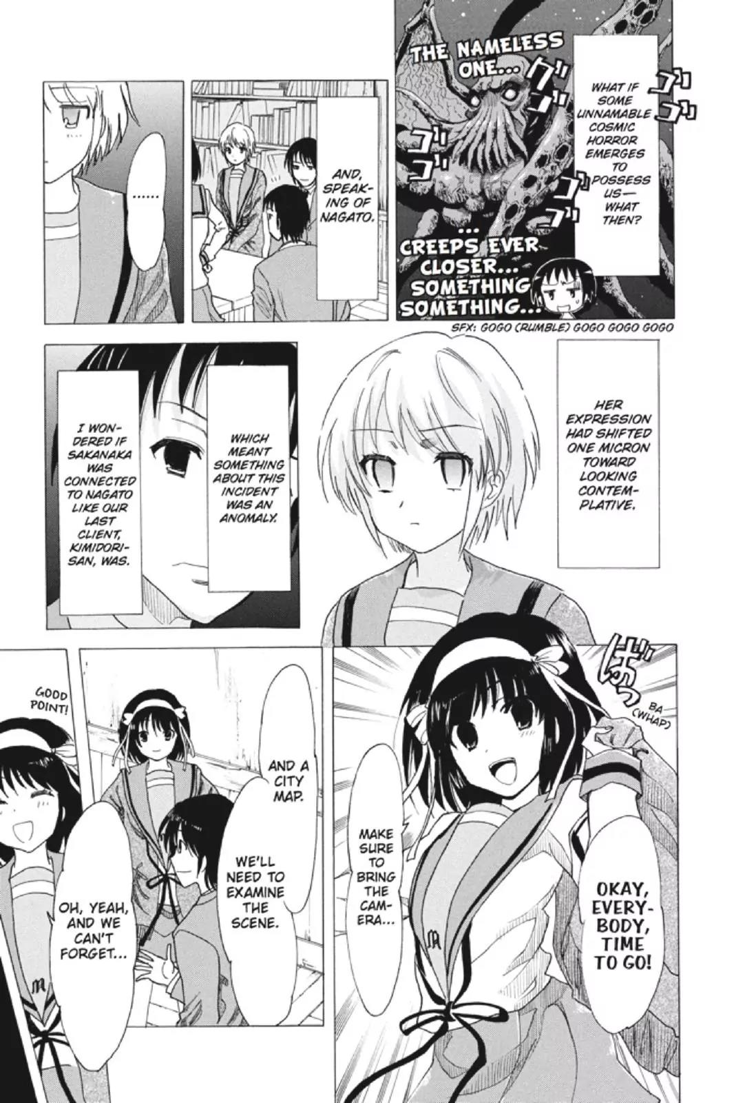 Suzumiya Haruhi no Yuuutsu Chapter 80 page 21 - Chapter 80: Wandering Shadow I