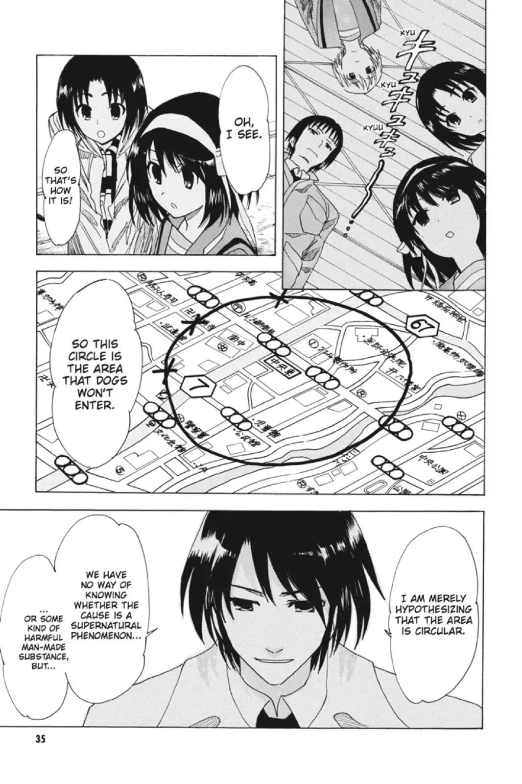 Suzumiya Haruhi no Yuuutsu Chapter 80 page 37 - Chapter 80: Wandering Shadow I