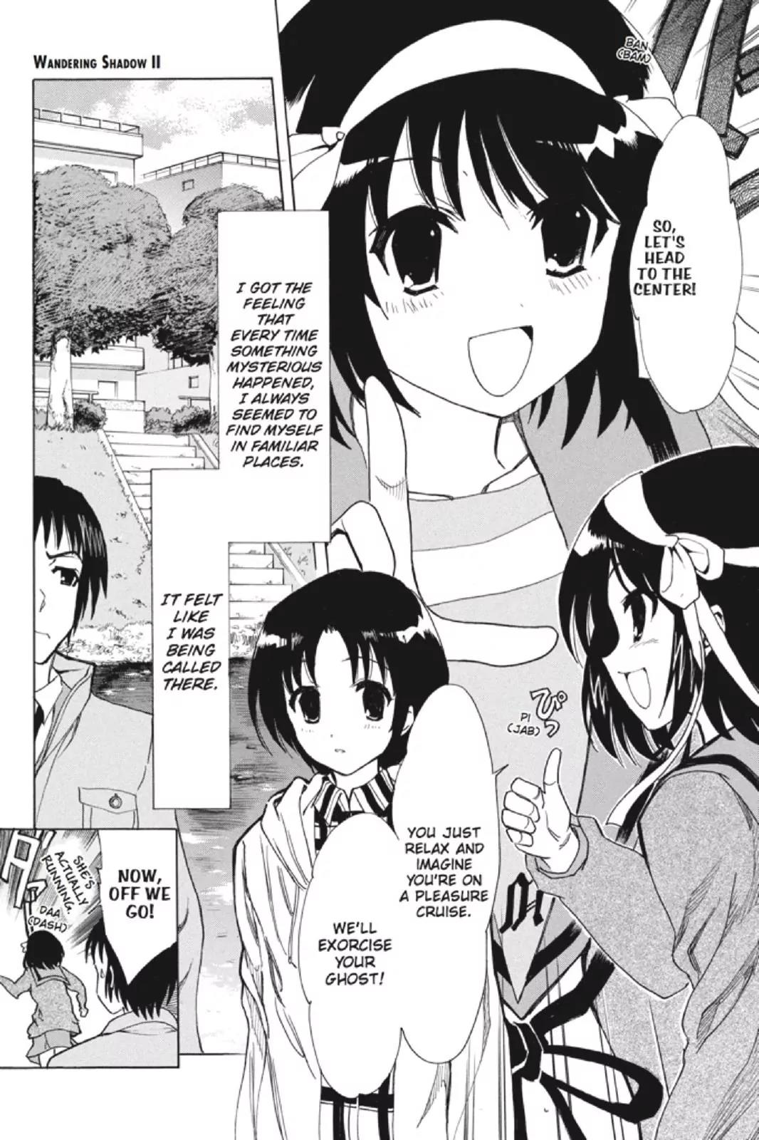 Suzumiya Haruhi no Yuuutsu Chapter 81 page 1 - Chapter 81: Wandering Shadow II