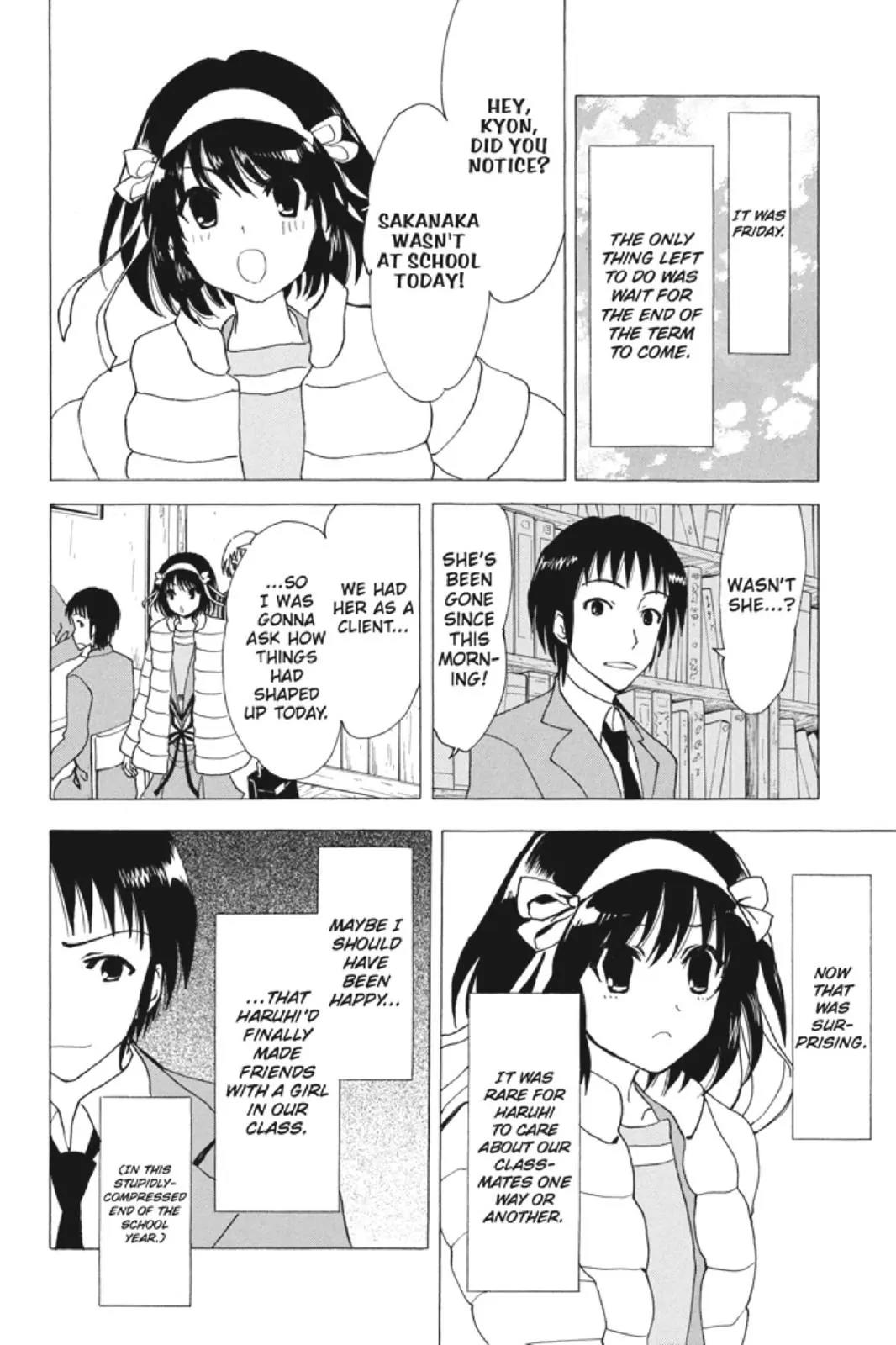 Suzumiya Haruhi no Yuuutsu Chapter 81 page 12 - Chapter 81: Wandering Shadow II