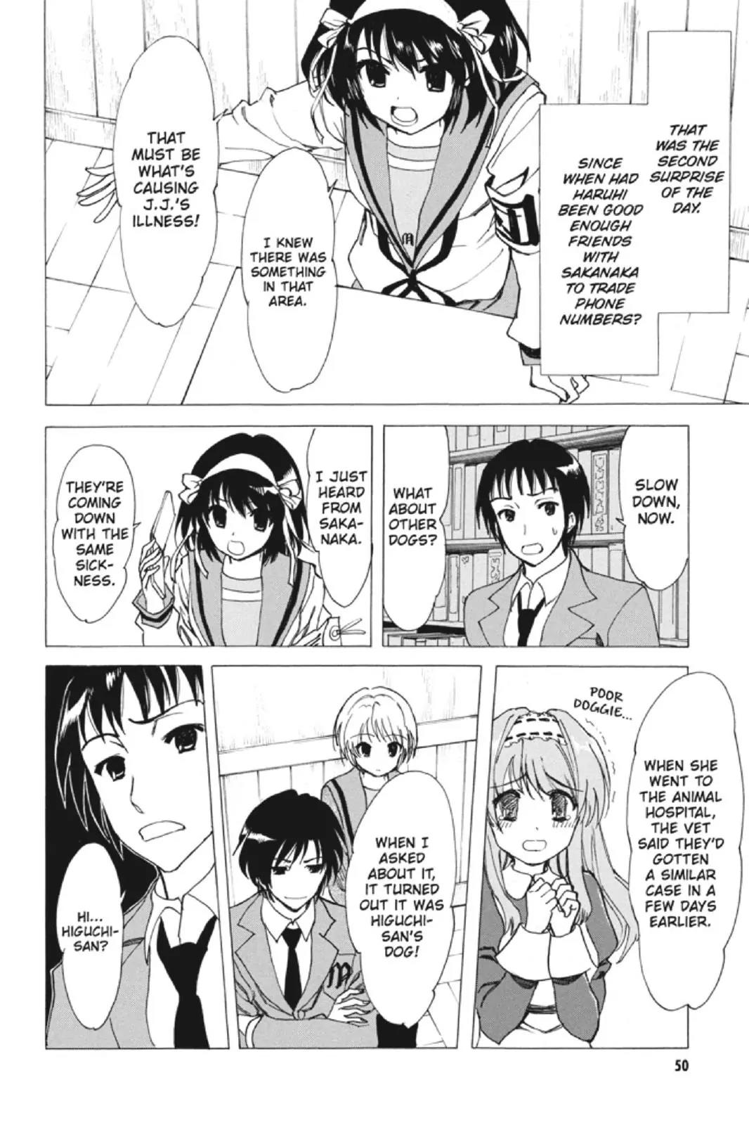 Suzumiya Haruhi no Yuuutsu Chapter 81 page 14 - Chapter 81: Wandering Shadow II
