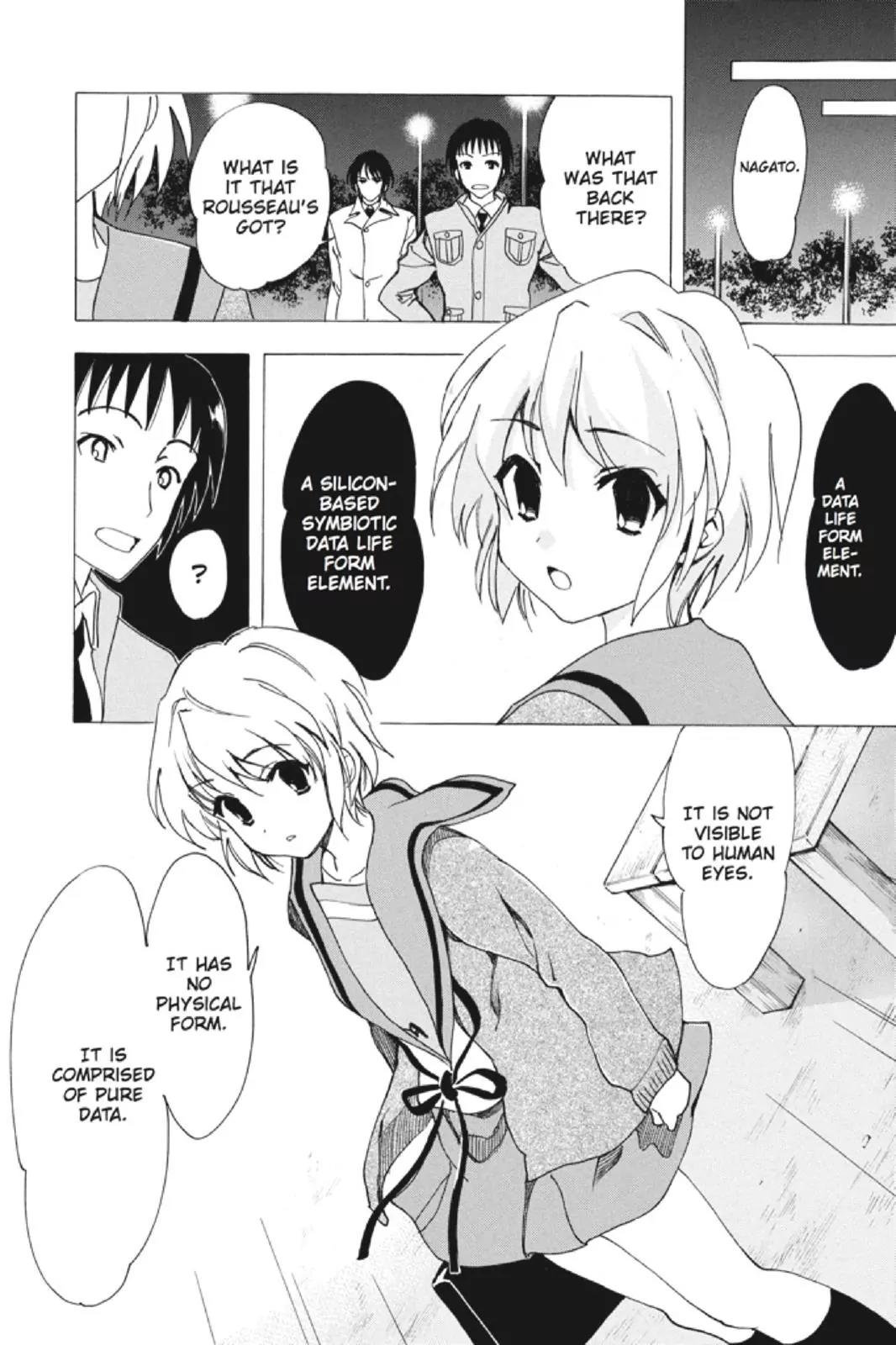 Suzumiya Haruhi no Yuuutsu Chapter 81 page 24 - Chapter 81: Wandering Shadow II