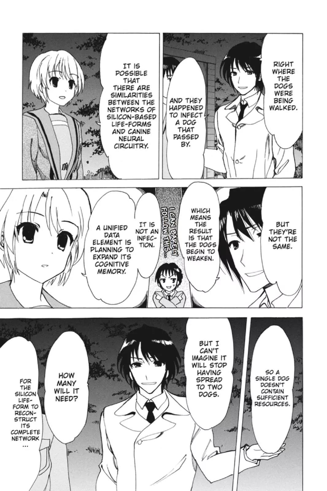 Suzumiya Haruhi no Yuuutsu Chapter 81 page 27 - Chapter 81: Wandering Shadow II