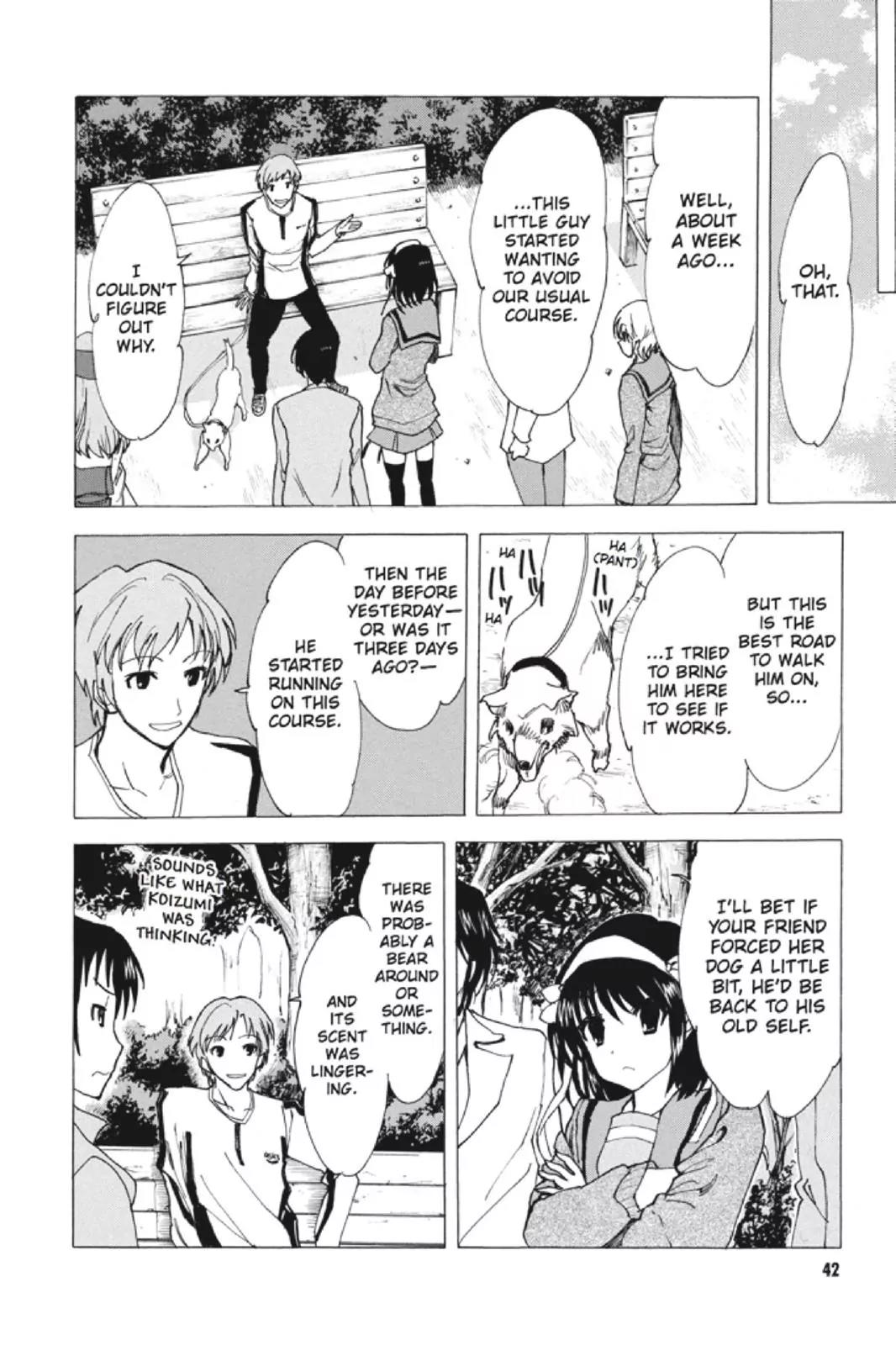 Suzumiya Haruhi no Yuuutsu Chapter 81 page 6 - Chapter 81: Wandering Shadow II