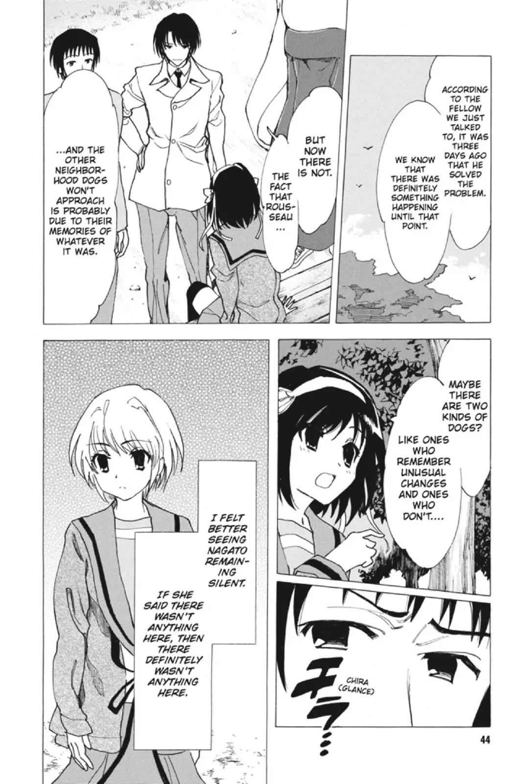 Suzumiya Haruhi no Yuuutsu Chapter 81 page 8 - Chapter 81: Wandering Shadow II
