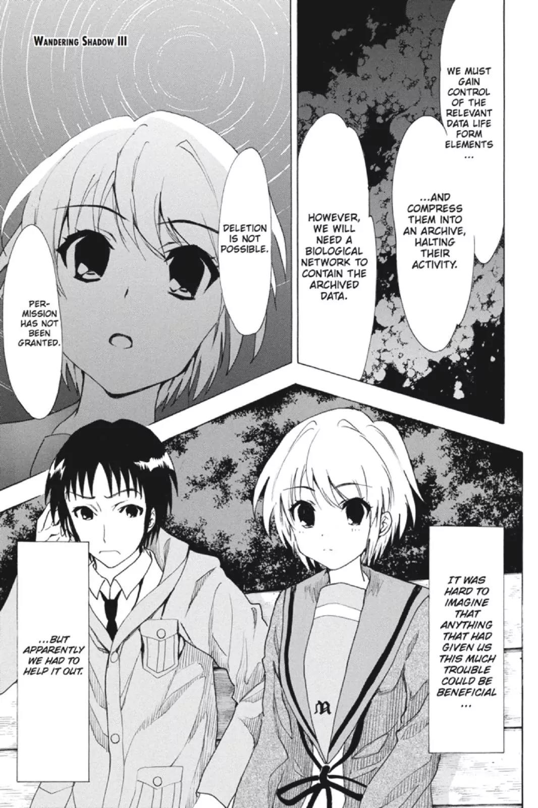 Suzumiya Haruhi no Yuuutsu Chapter 82 page 1 - Chapter 82: Wandering Shadow III