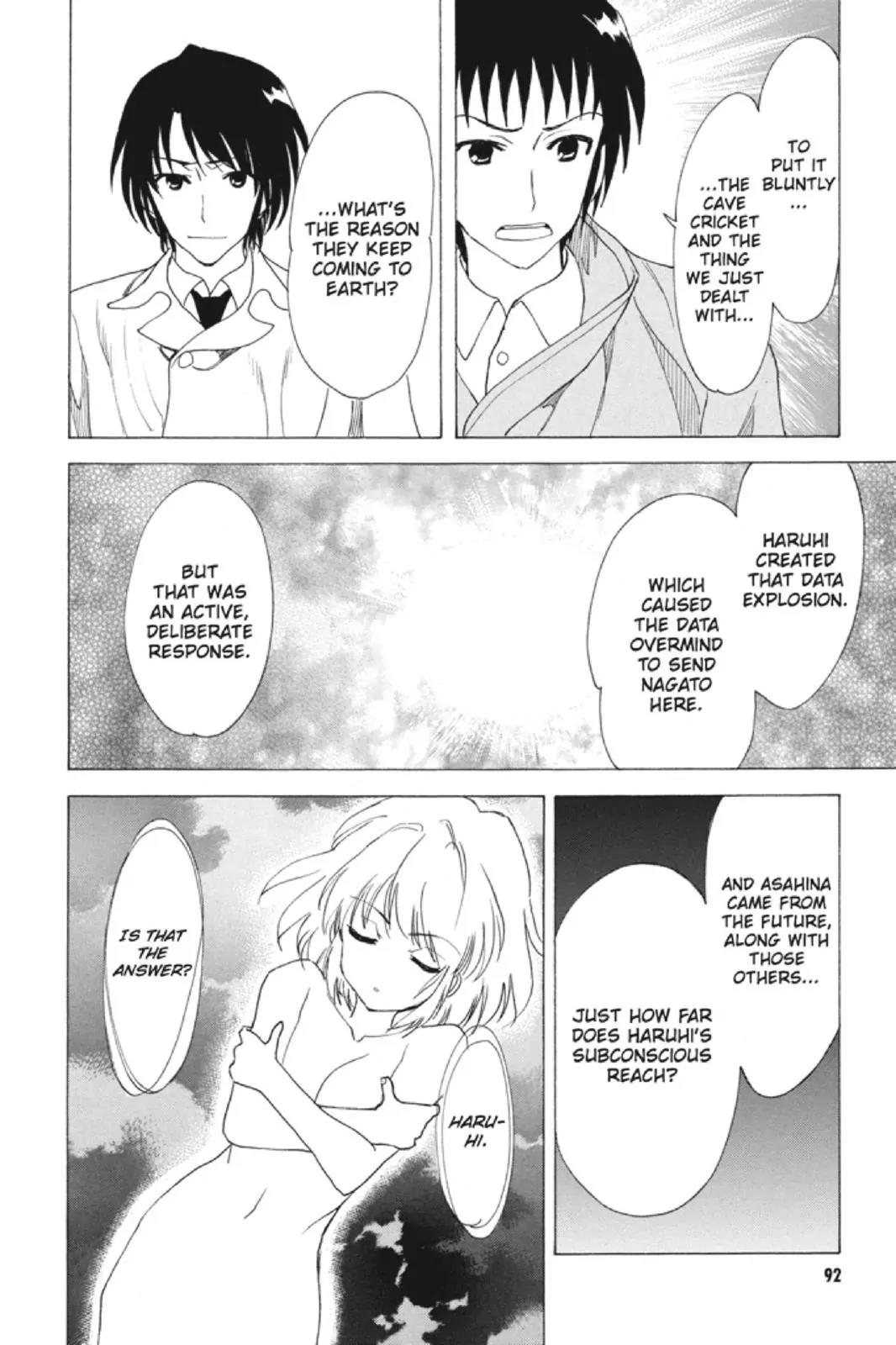 Suzumiya Haruhi no Yuuutsu Chapter 82 page 22 - Chapter 82: Wandering Shadow III