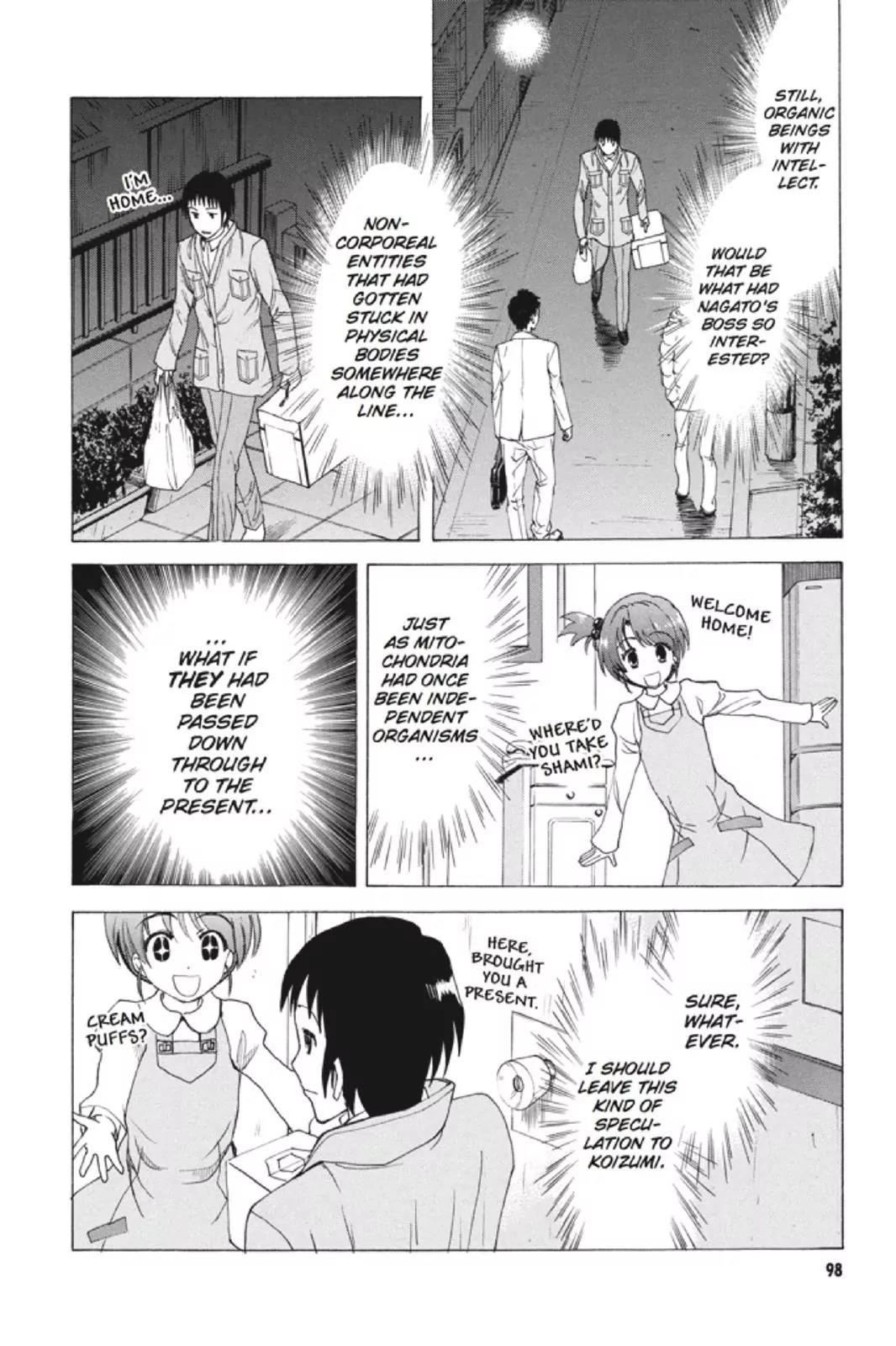 Suzumiya Haruhi no Yuuutsu Chapter 82 page 28 - Chapter 82: Wandering Shadow III