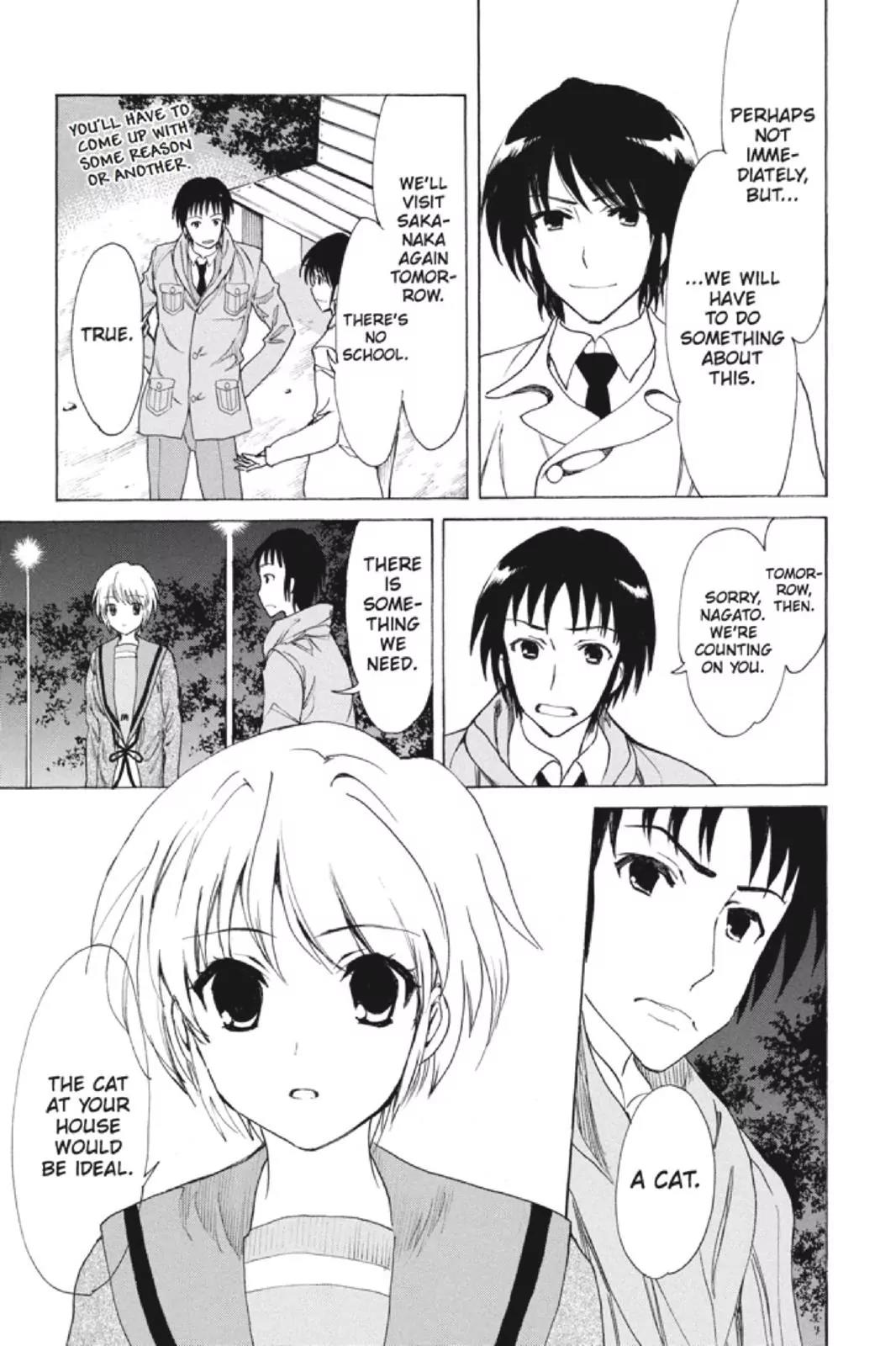 Suzumiya Haruhi no Yuuutsu Chapter 82 page 3 - Chapter 82: Wandering Shadow III