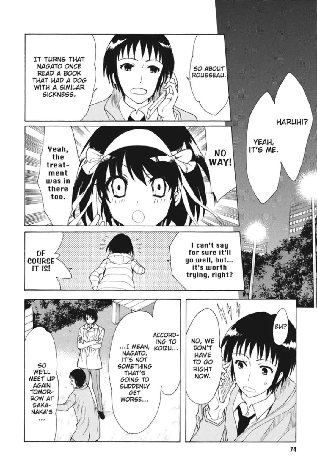 Suzumiya Haruhi no Yuuutsu Chapter 82 page 4 - Chapter 82: Wandering Shadow III
