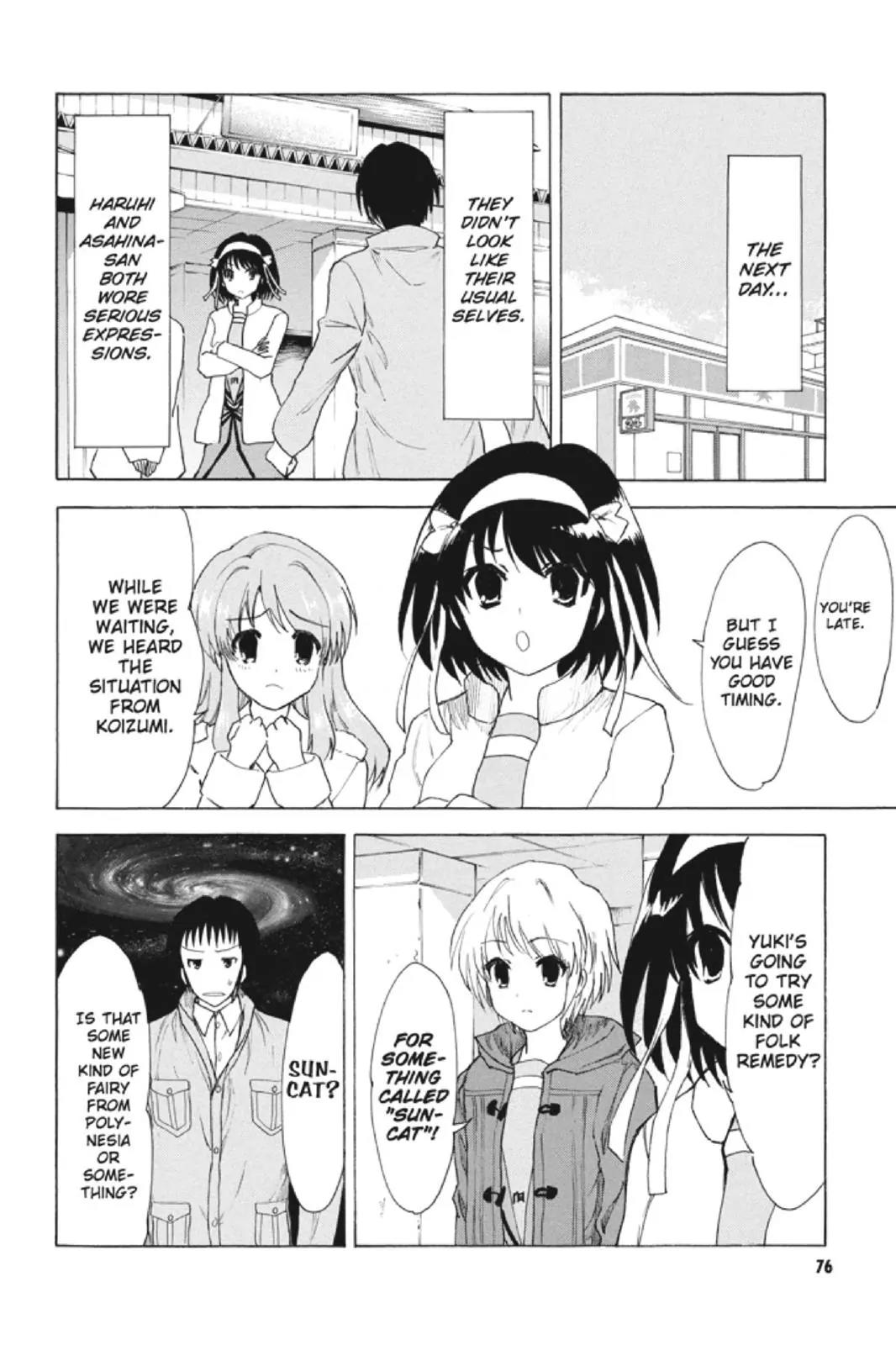 Suzumiya Haruhi no Yuuutsu Chapter 82 page 6 - Chapter 82: Wandering Shadow III
