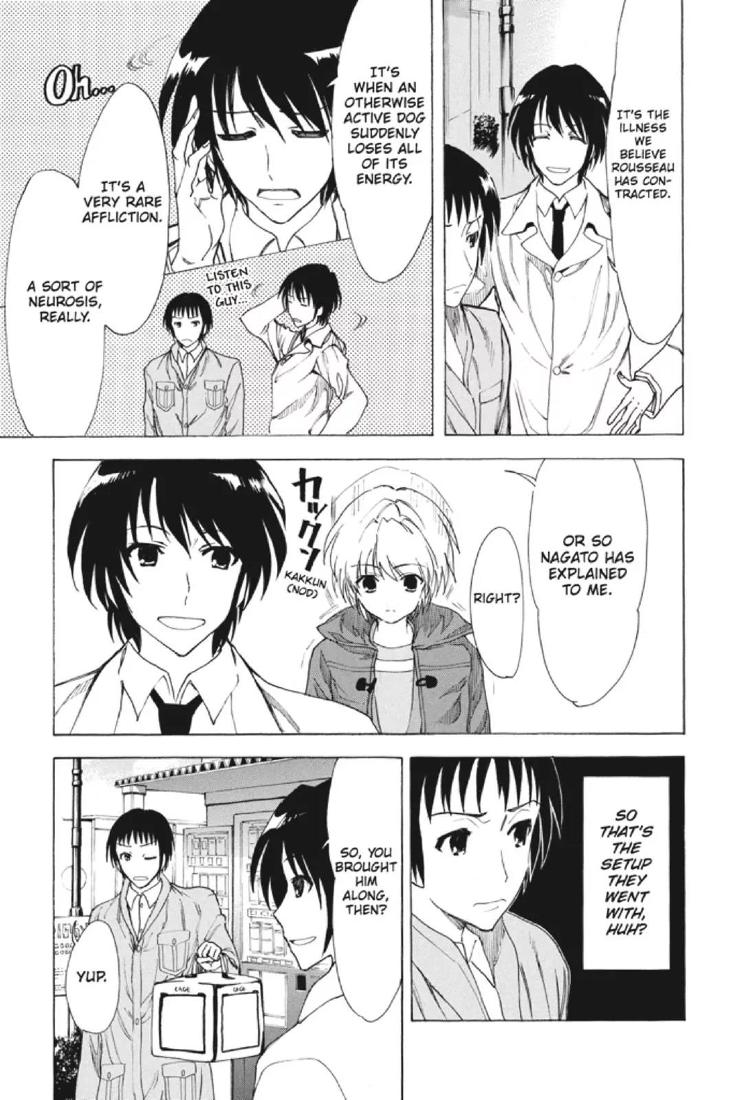 Suzumiya Haruhi no Yuuutsu Chapter 82 page 7 - Chapter 82: Wandering Shadow III