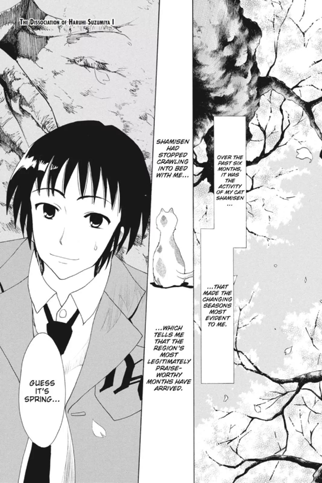 Suzumiya Haruhi no Yuuutsu Chapter 83 page 1 - Chapter 83: The Dissociation of Haruhi Suzumiya I