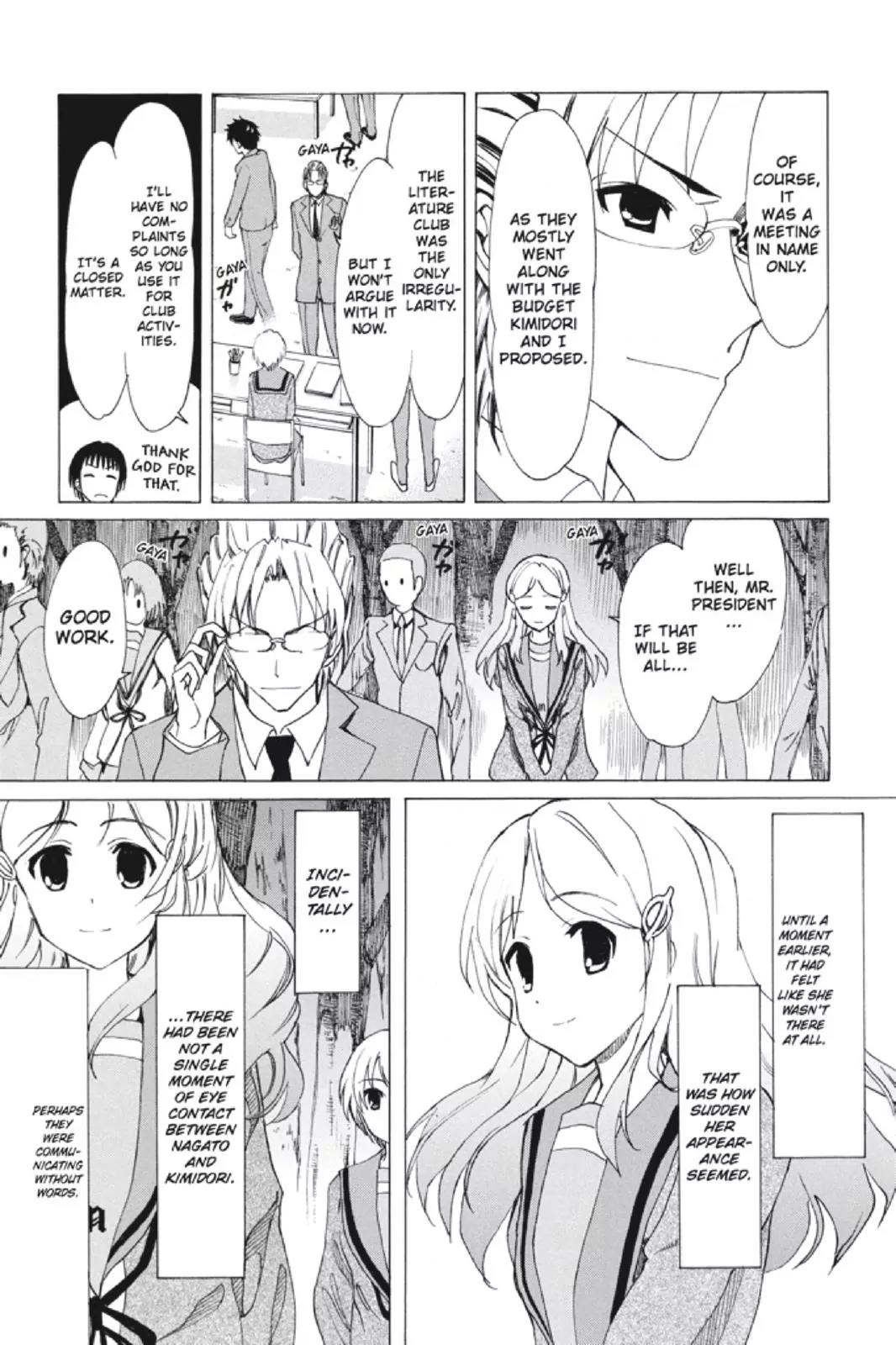 Suzumiya Haruhi no Yuuutsu Chapter 83 page 11 - Chapter 83: The Dissociation of Haruhi Suzumiya I