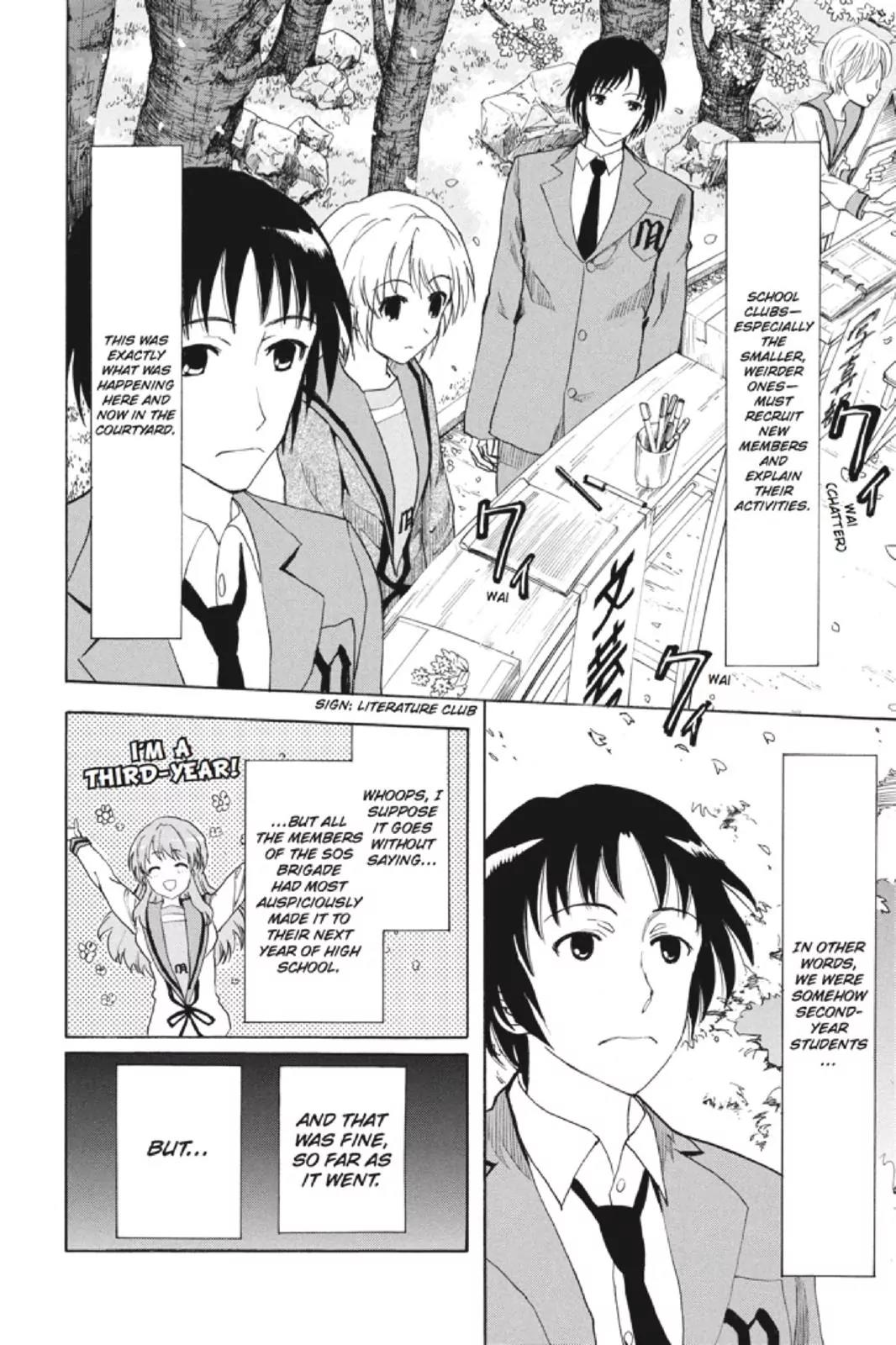 Suzumiya Haruhi no Yuuutsu Chapter 83 page 6 - Chapter 83: The Dissociation of Haruhi Suzumiya I