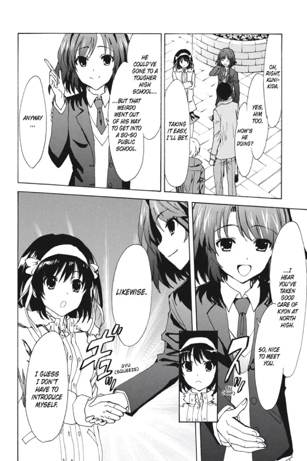 Suzumiya Haruhi no Yuuutsu Chapter 84 page 10 - Chapter 84: The Dissociation of Haruhi Suzumiya II