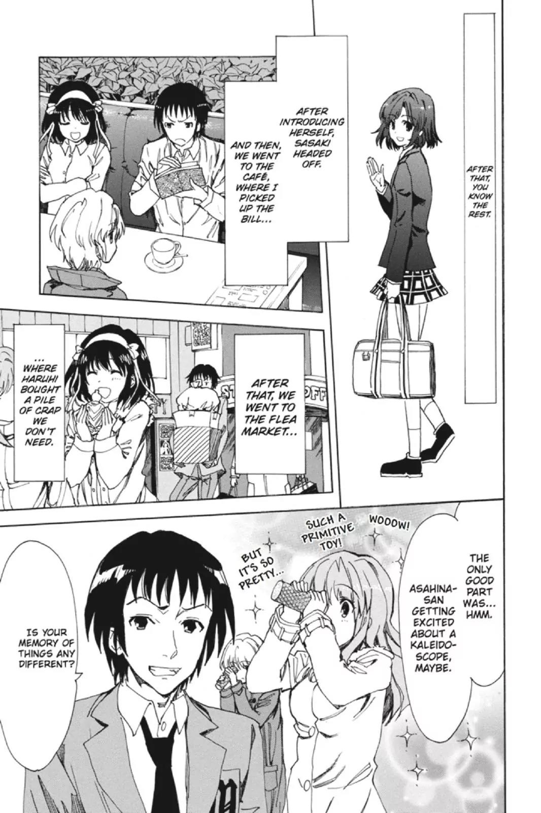 Suzumiya Haruhi no Yuuutsu Chapter 84 page 11 - Chapter 84: The Dissociation of Haruhi Suzumiya II