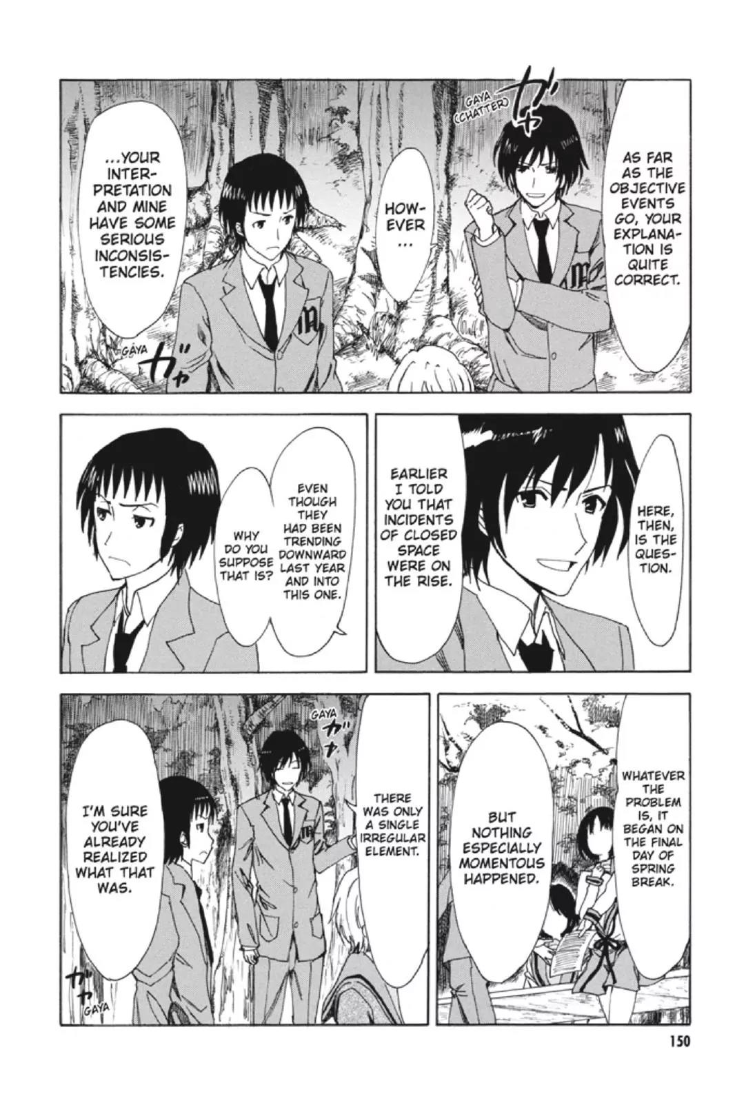 Suzumiya Haruhi no Yuuutsu Chapter 84 page 12 - Chapter 84: The Dissociation of Haruhi Suzumiya II