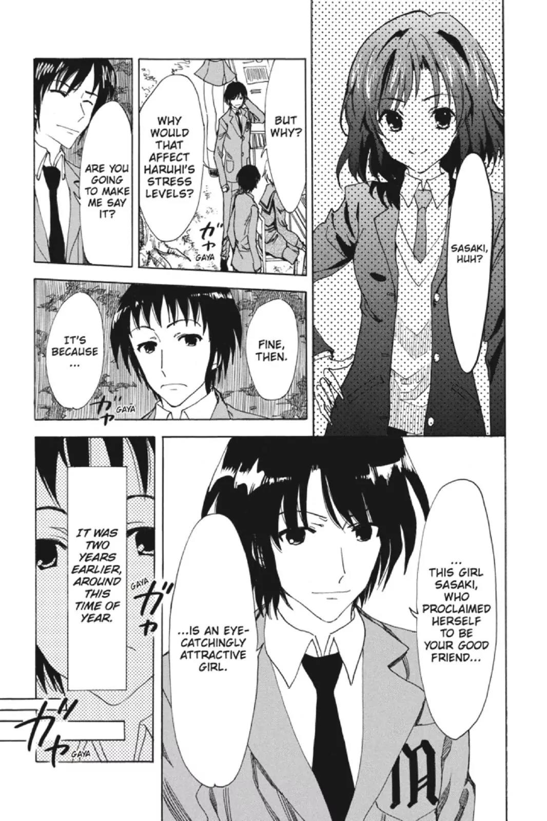 Suzumiya Haruhi no Yuuutsu Chapter 84 page 13 - Chapter 84: The Dissociation of Haruhi Suzumiya II