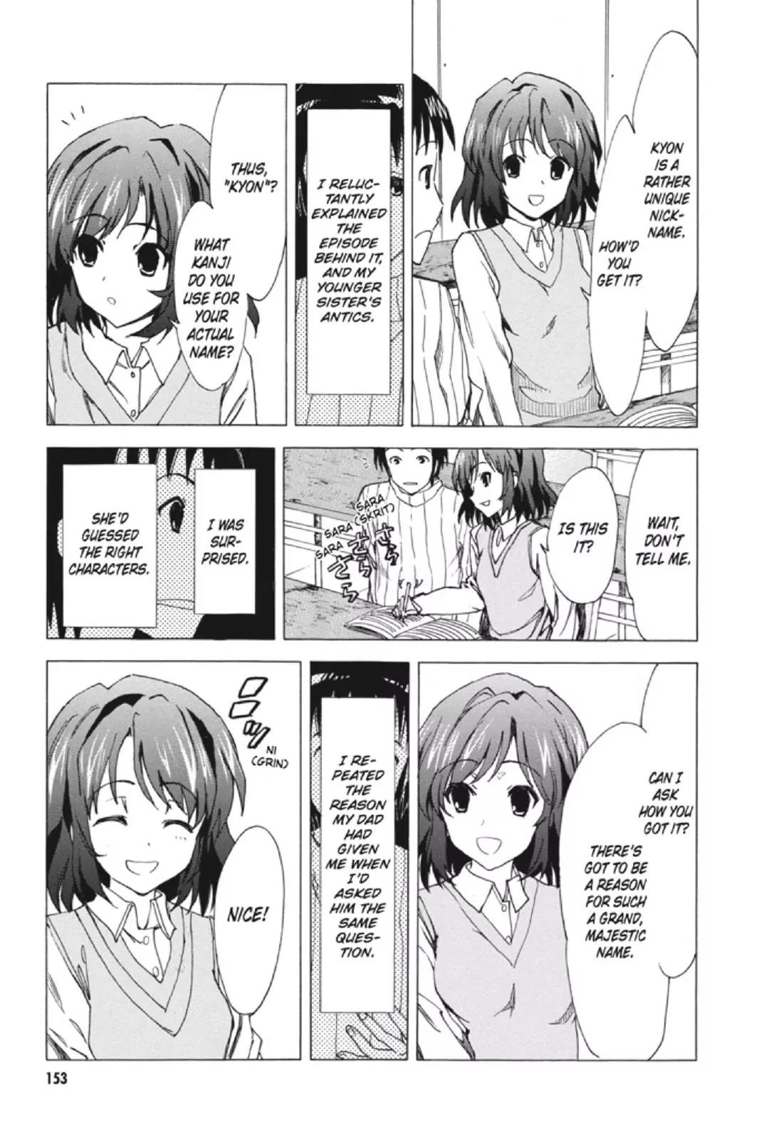 Suzumiya Haruhi no Yuuutsu Chapter 84 page 15 - Chapter 84: The Dissociation of Haruhi Suzumiya II
