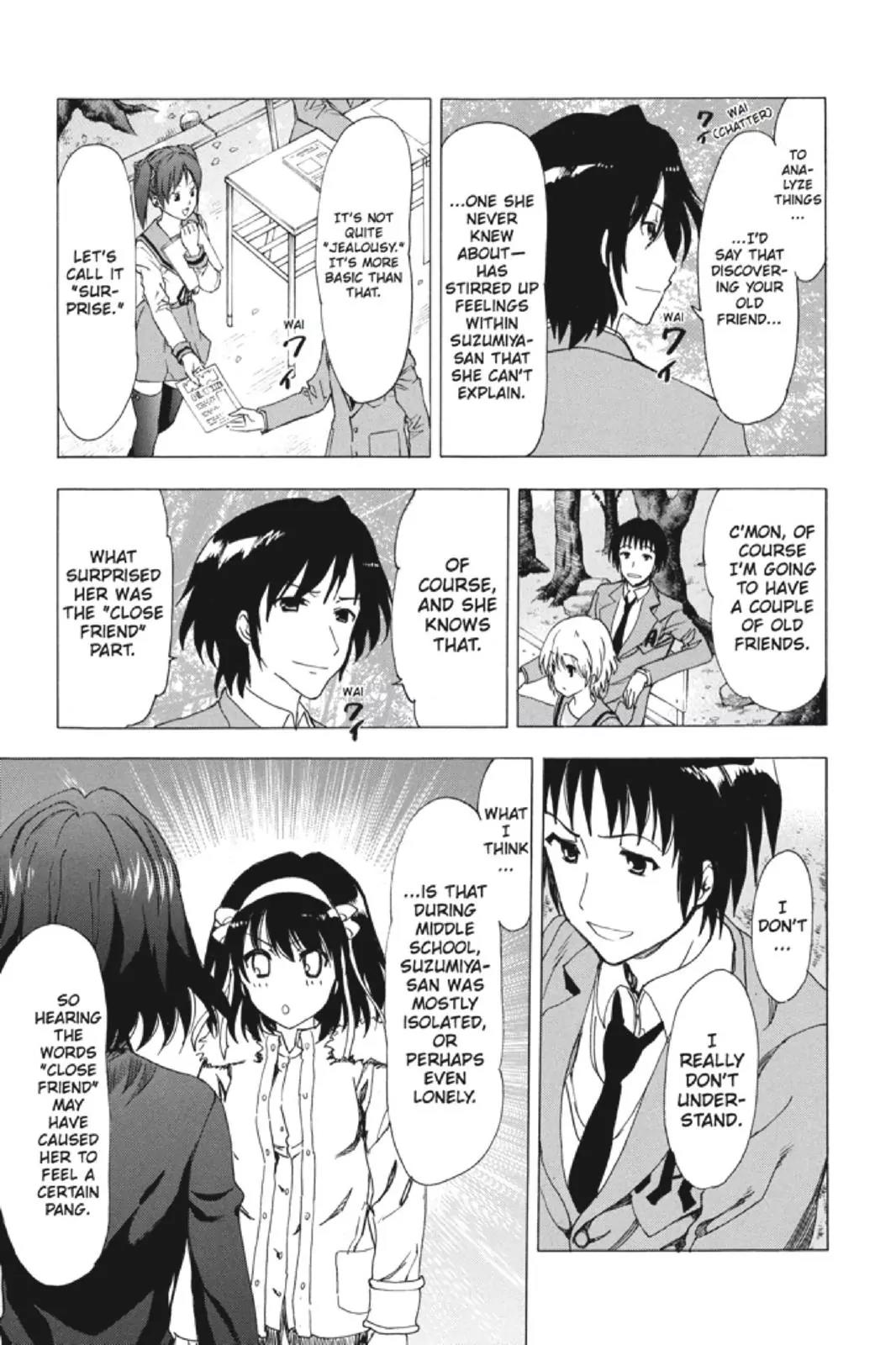 Suzumiya Haruhi no Yuuutsu Chapter 84 page 23 - Chapter 84: The Dissociation of Haruhi Suzumiya II