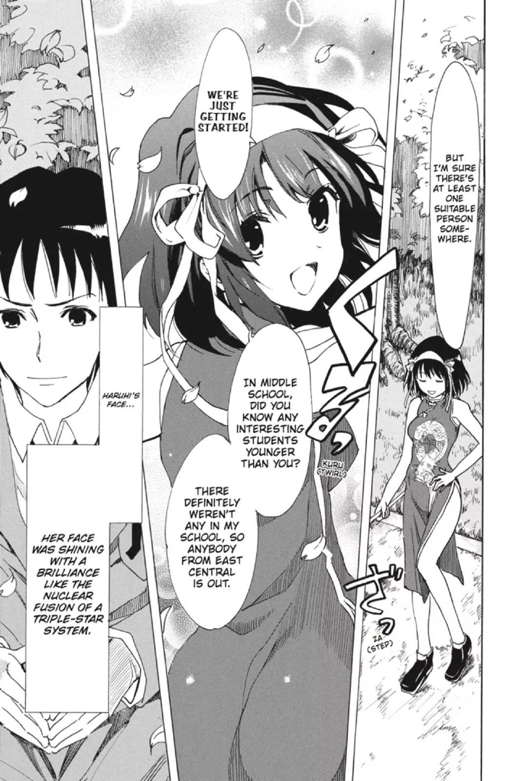 Suzumiya Haruhi no Yuuutsu Chapter 84 page 27 - Chapter 84: The Dissociation of Haruhi Suzumiya II