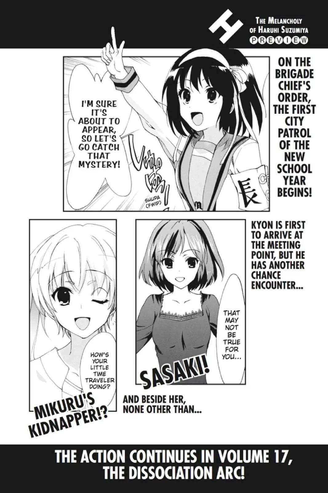 Suzumiya Haruhi no Yuuutsu Chapter 84 page 34 - Chapter 84: The Dissociation of Haruhi Suzumiya II