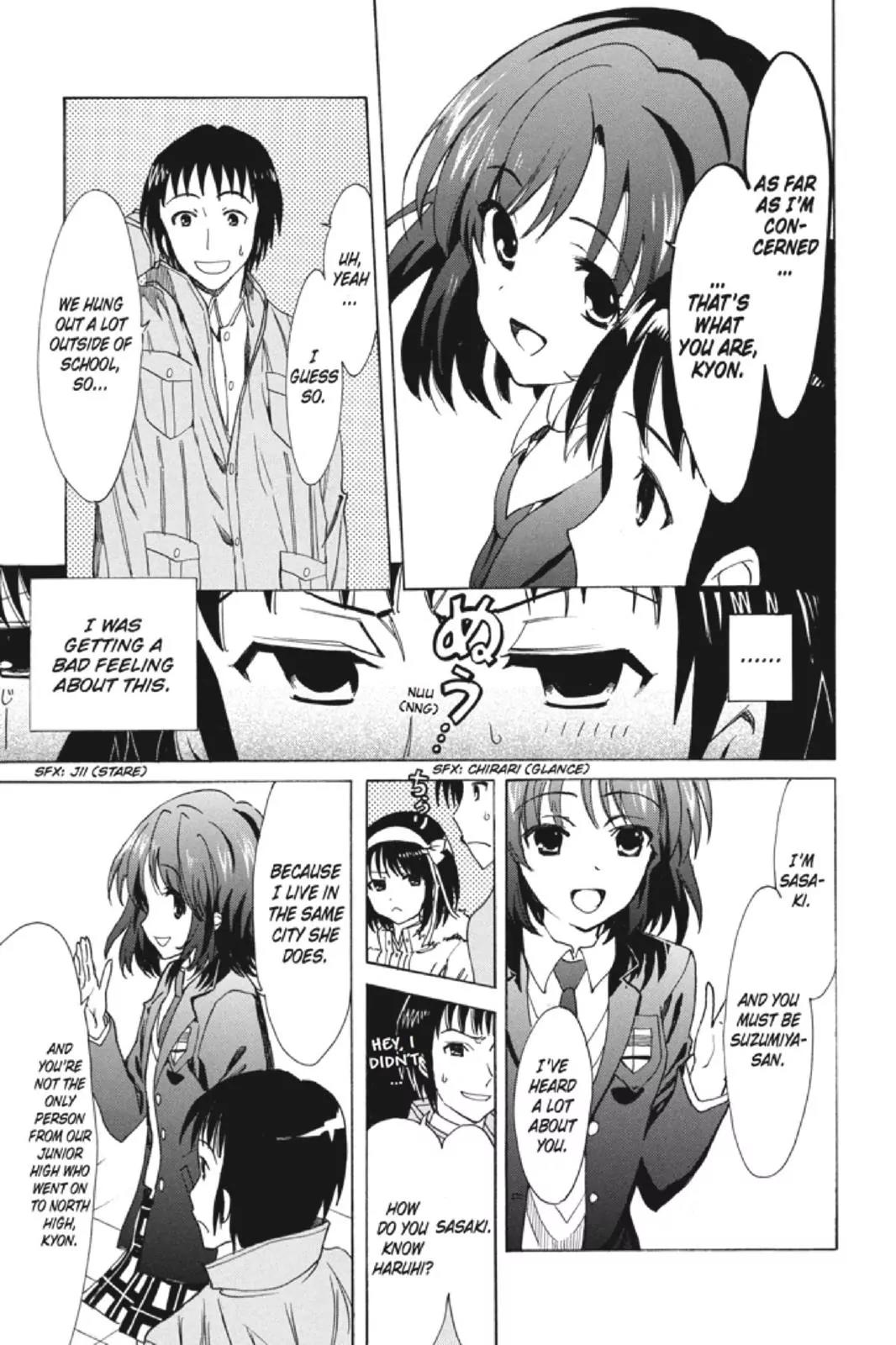 Suzumiya Haruhi no Yuuutsu Chapter 84 page 9 - Chapter 84: The Dissociation of Haruhi Suzumiya II
