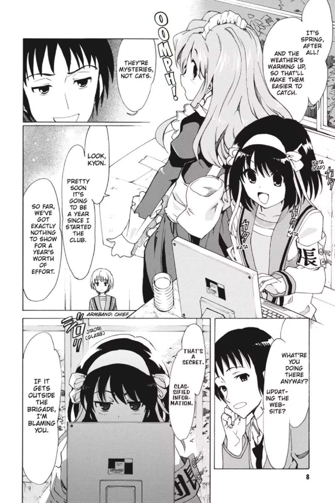 Suzumiya Haruhi no Yuuutsu Chapter 85 page 10 - Chapter 85: The Dissociation of Haruhi Suzumiya III