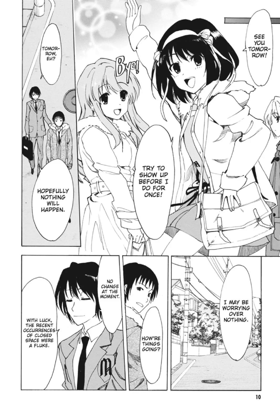 Suzumiya Haruhi no Yuuutsu Chapter 85 page 12 - Chapter 85: The Dissociation of Haruhi Suzumiya III