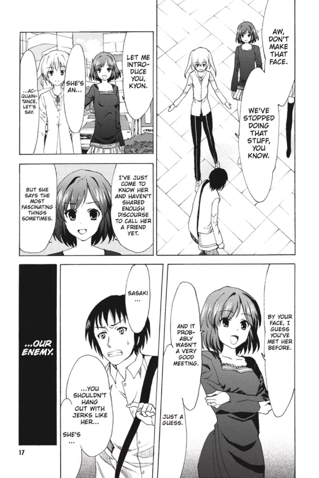 Suzumiya Haruhi no Yuuutsu Chapter 85 page 19 - Chapter 85: The Dissociation of Haruhi Suzumiya III