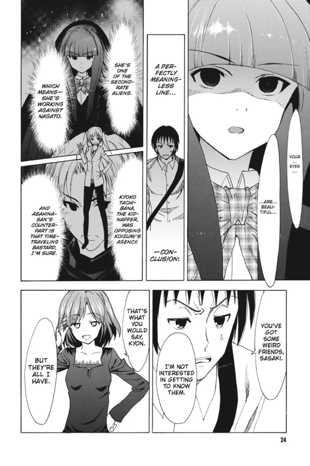 Suzumiya Haruhi no Yuuutsu Chapter 85 page 26 - Chapter 85: The Dissociation of Haruhi Suzumiya III