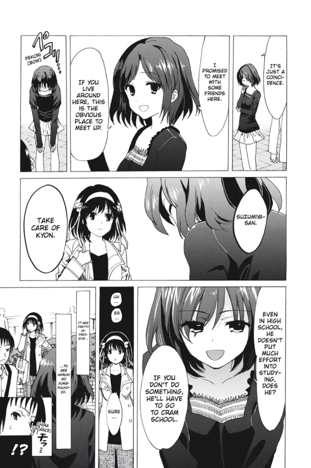 Suzumiya Haruhi no Yuuutsu Chapter 85 page 29 - Chapter 85: The Dissociation of Haruhi Suzumiya III