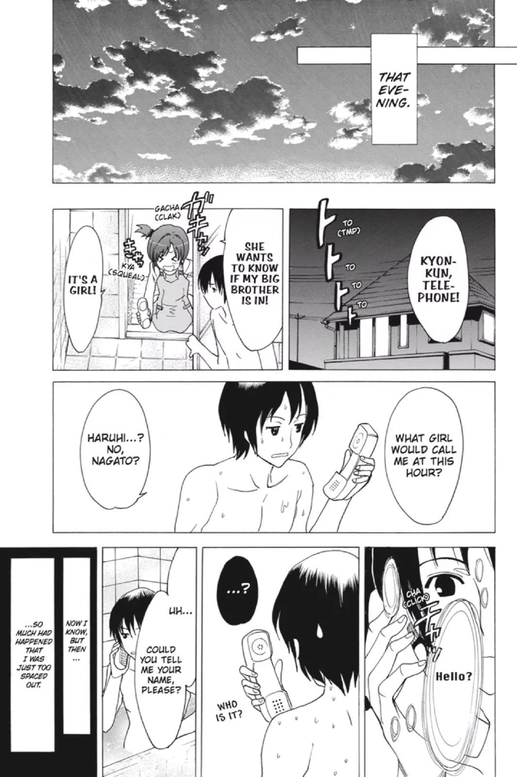 Suzumiya Haruhi no Yuuutsu Chapter 85 page 37 - Chapter 85: The Dissociation of Haruhi Suzumiya III