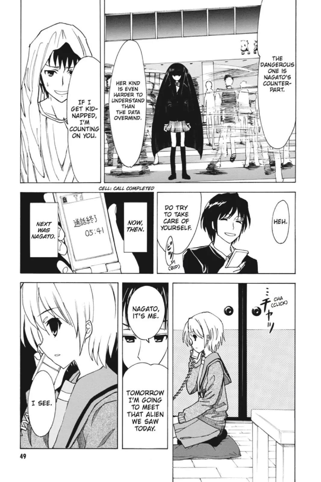 Suzumiya Haruhi no Yuuutsu Chapter 86 page 11 - Chapter 86: The Dissociation of Haruhi Suzumiya IV