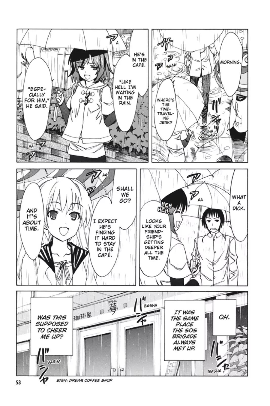 Suzumiya Haruhi no Yuuutsu Chapter 86 page 15 - Chapter 86: The Dissociation of Haruhi Suzumiya IV