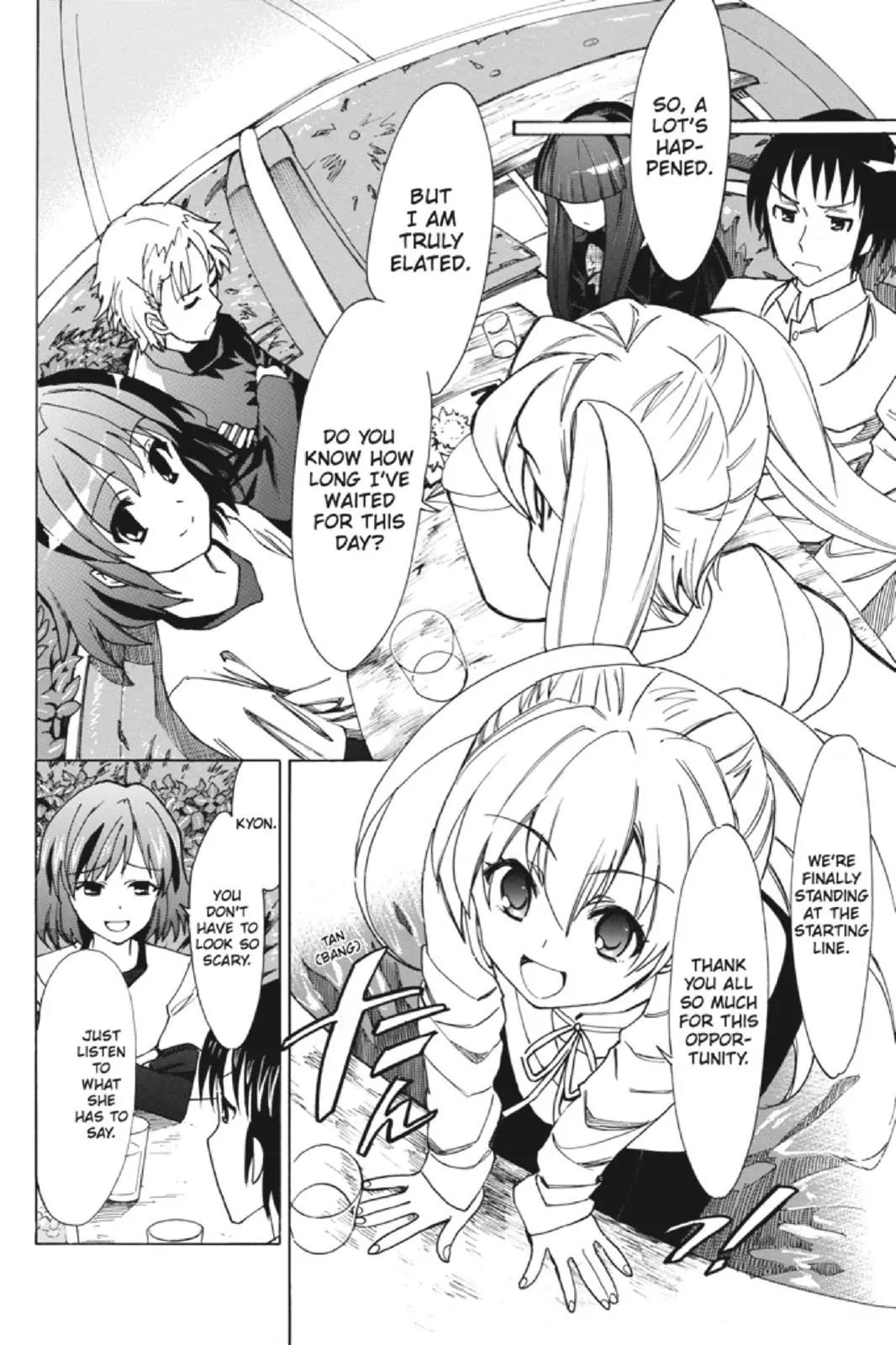 Suzumiya Haruhi no Yuuutsu Chapter 86 page 16 - Chapter 86: The Dissociation of Haruhi Suzumiya IV
