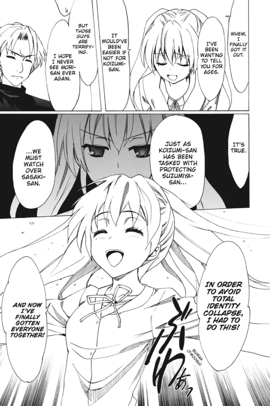 Suzumiya Haruhi no Yuuutsu Chapter 86 page 19 - Chapter 86: The Dissociation of Haruhi Suzumiya IV